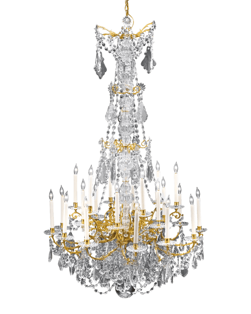 24-Light Baccarat Crystal Chandelier