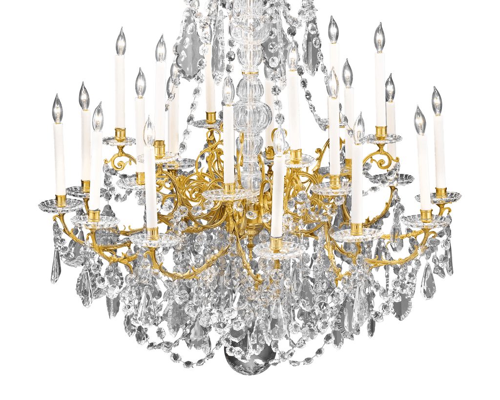 24-Light Baccarat Crystal Chandelier