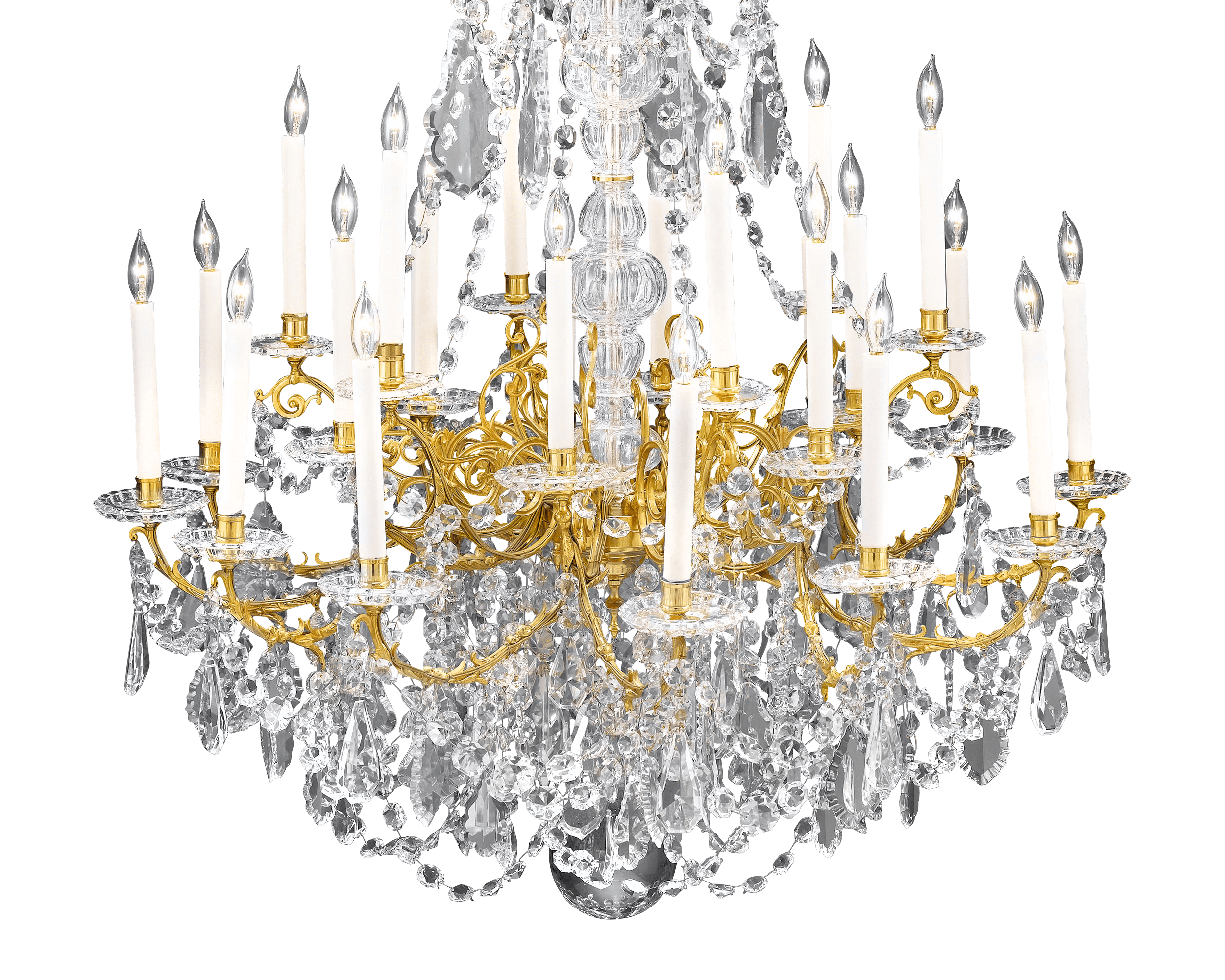 24-Light Baccarat Crystal Chandelier