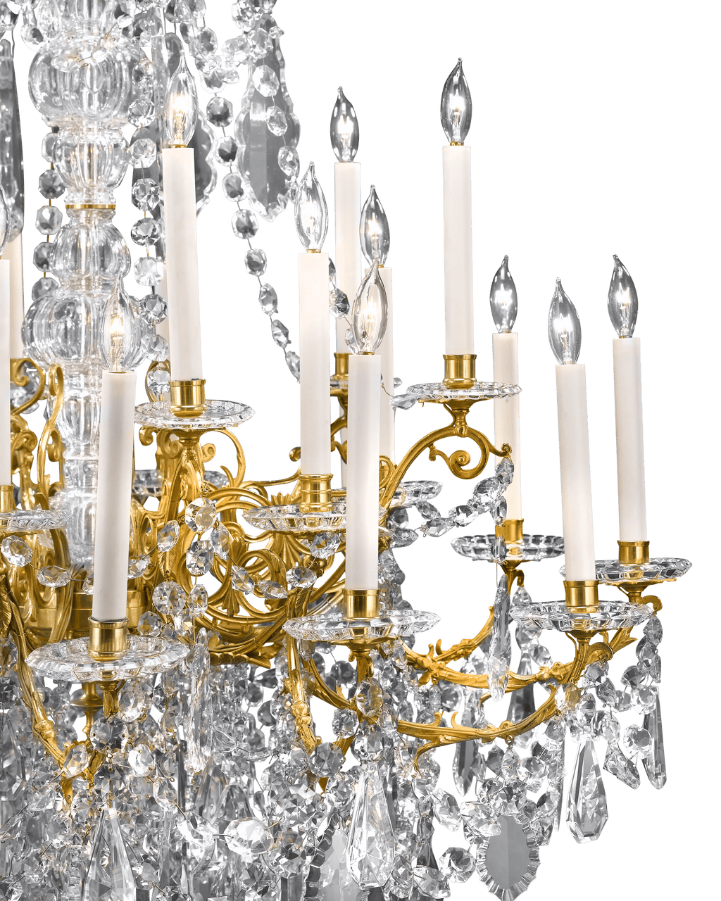 24-Light Baccarat Crystal Chandelier