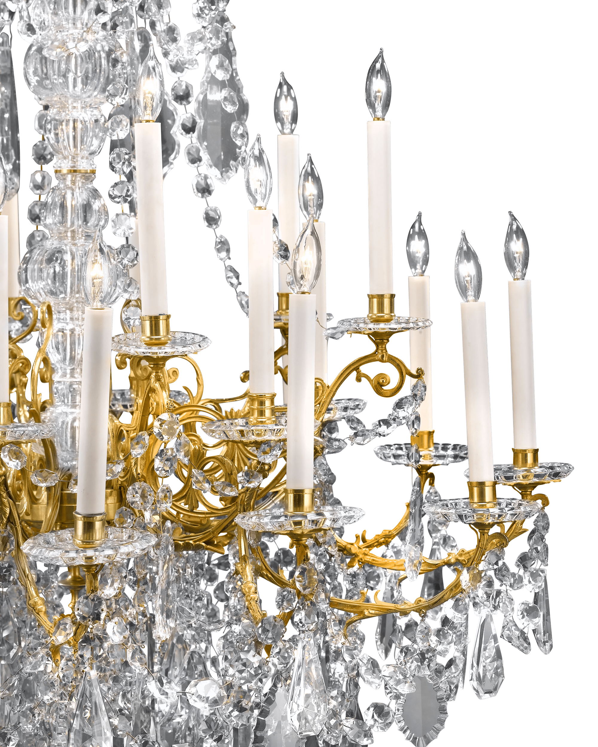 24-Light Baccarat Crystal Chandelier