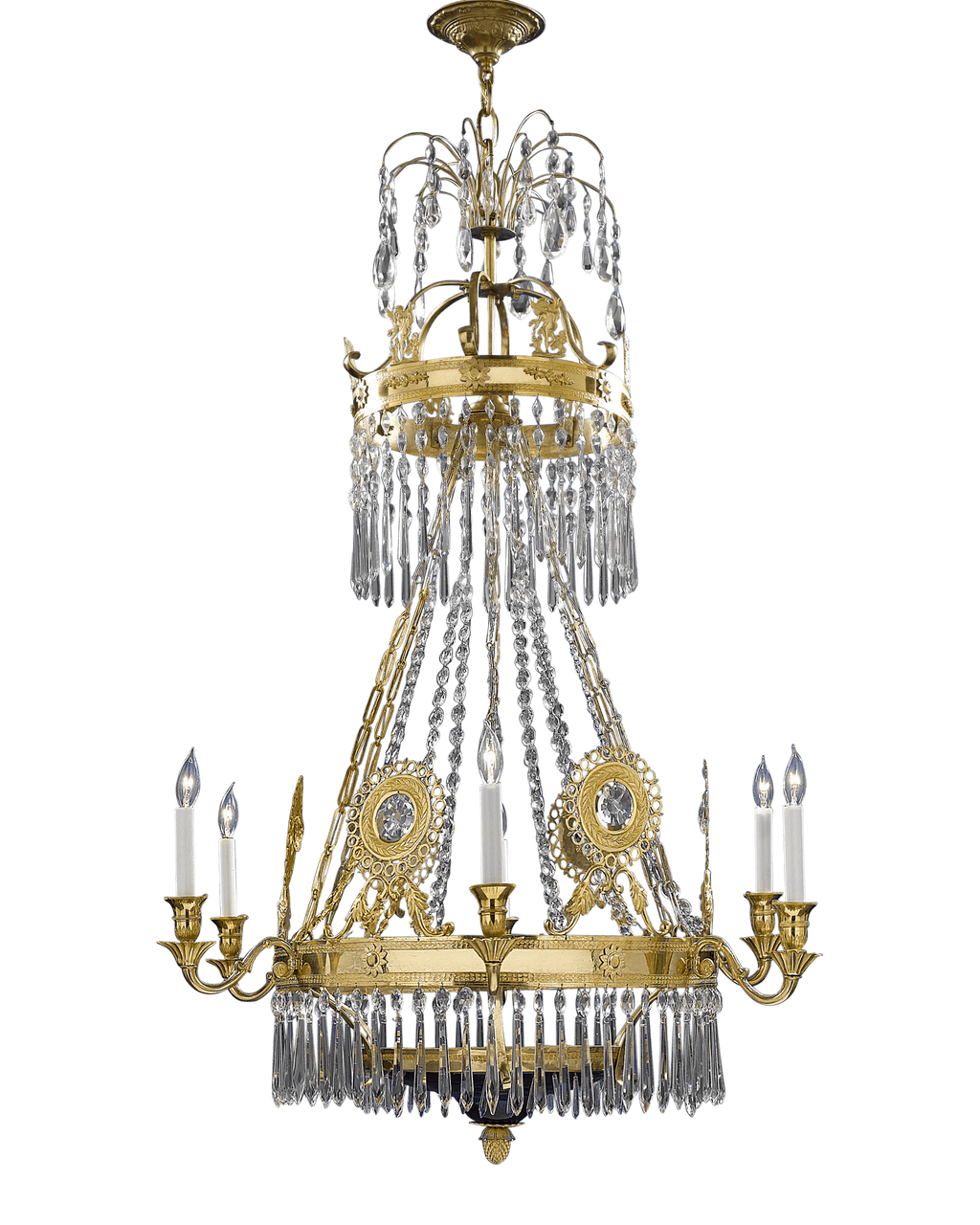 Russian Cut Glass Chandelier