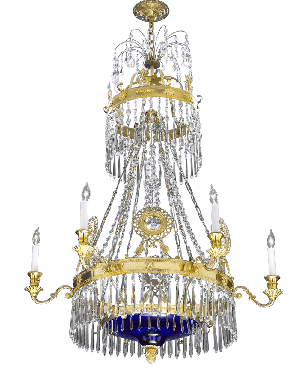 Russian Cut Glass Chandelier