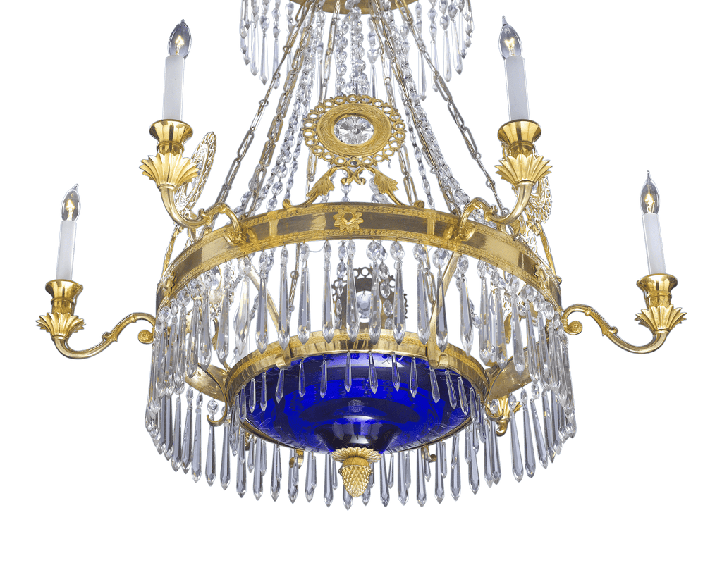 Russian Cut Glass Chandelier