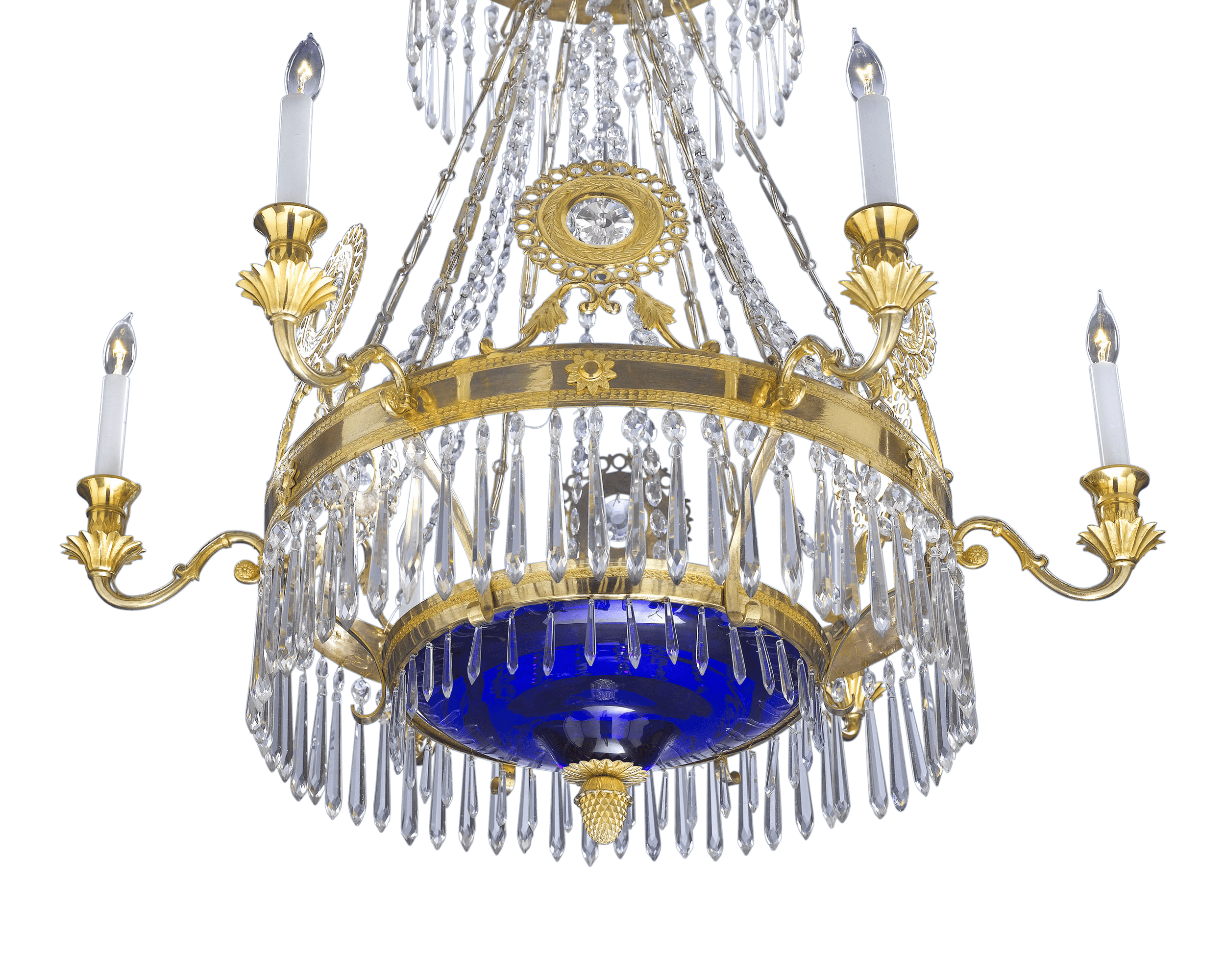Russian Cut Glass Chandelier