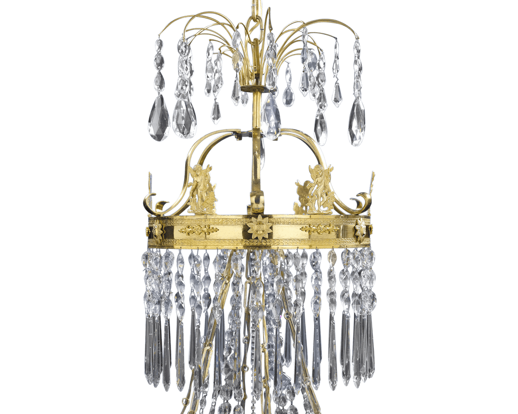 Russian Cut Glass Chandelier