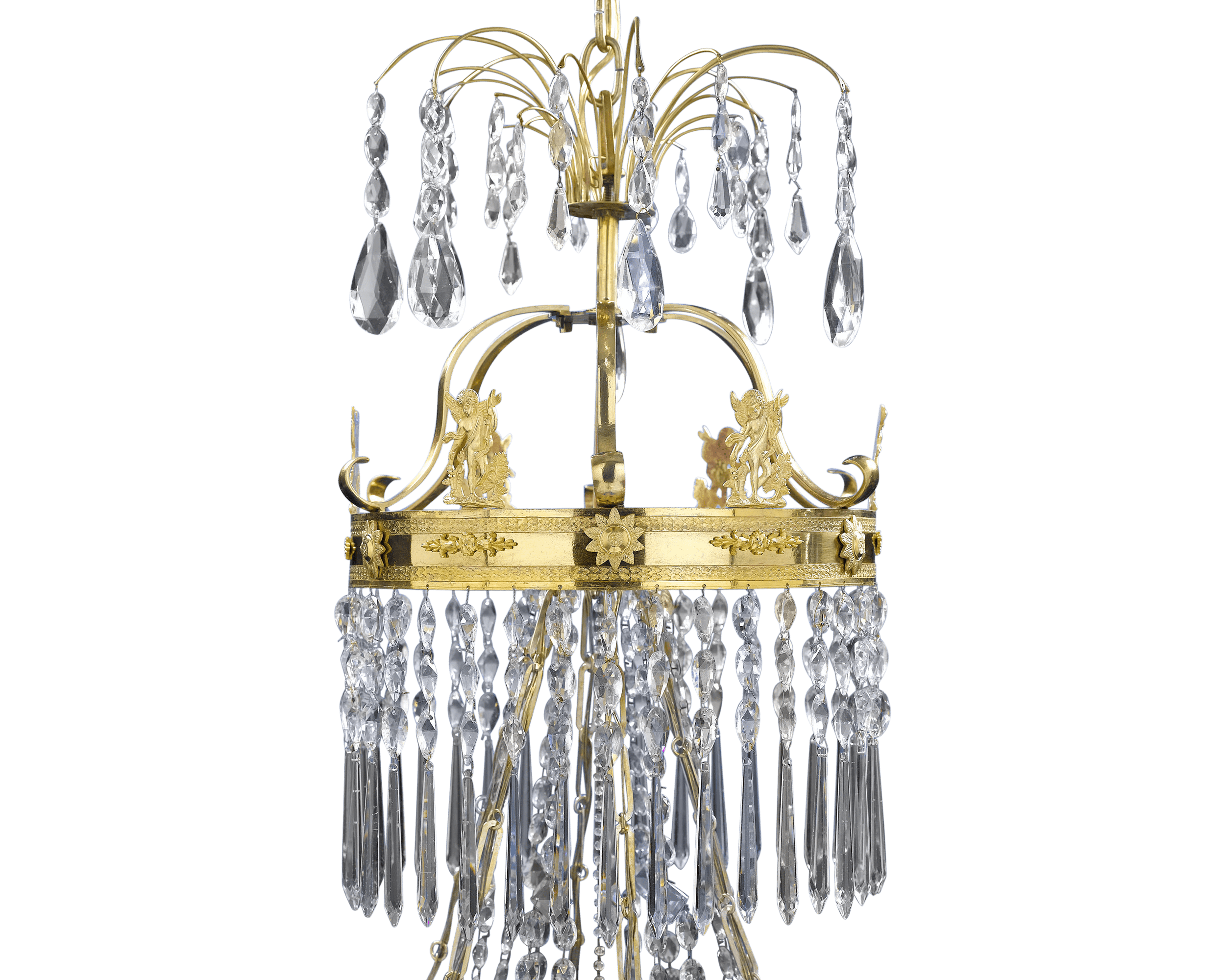 Russian Cut Glass Chandelier
