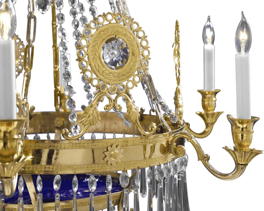 Russian Cut Glass Chandelier