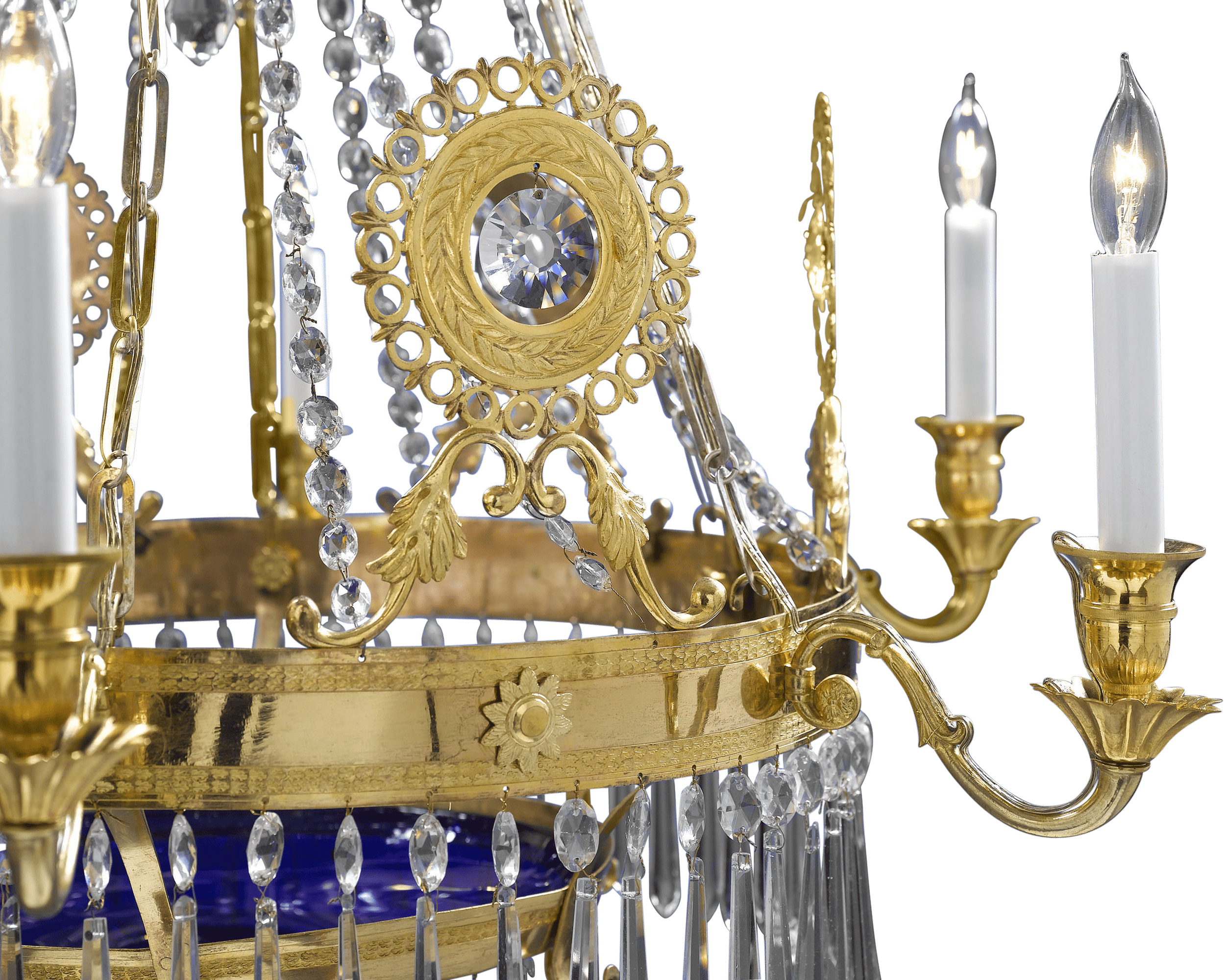 Russian Cut Glass Chandelier