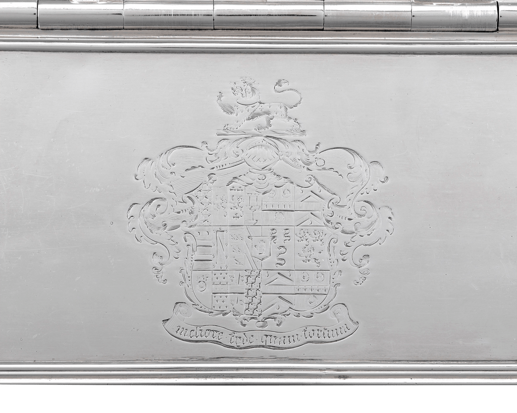18th-Century Silver Inkwell by James Young