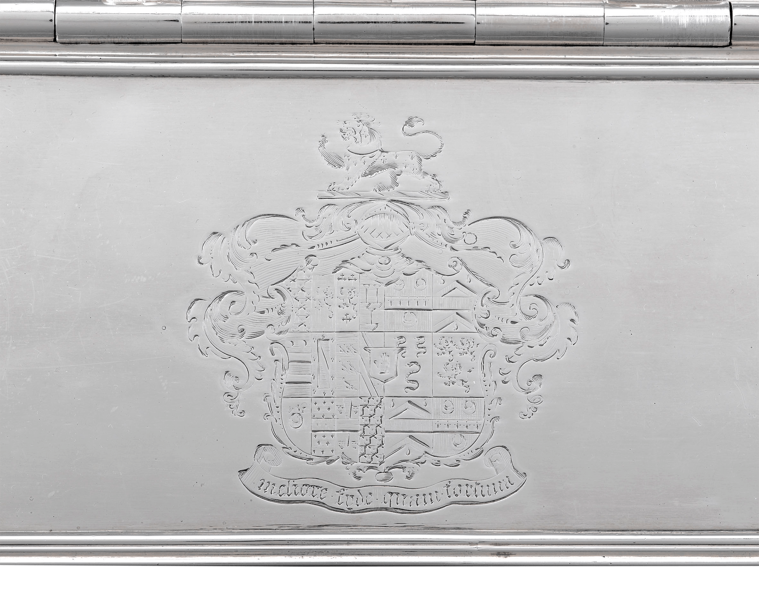 18th-Century Silver Inkwell by James Young