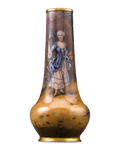 French Copper and Enamel Cabinet Vase