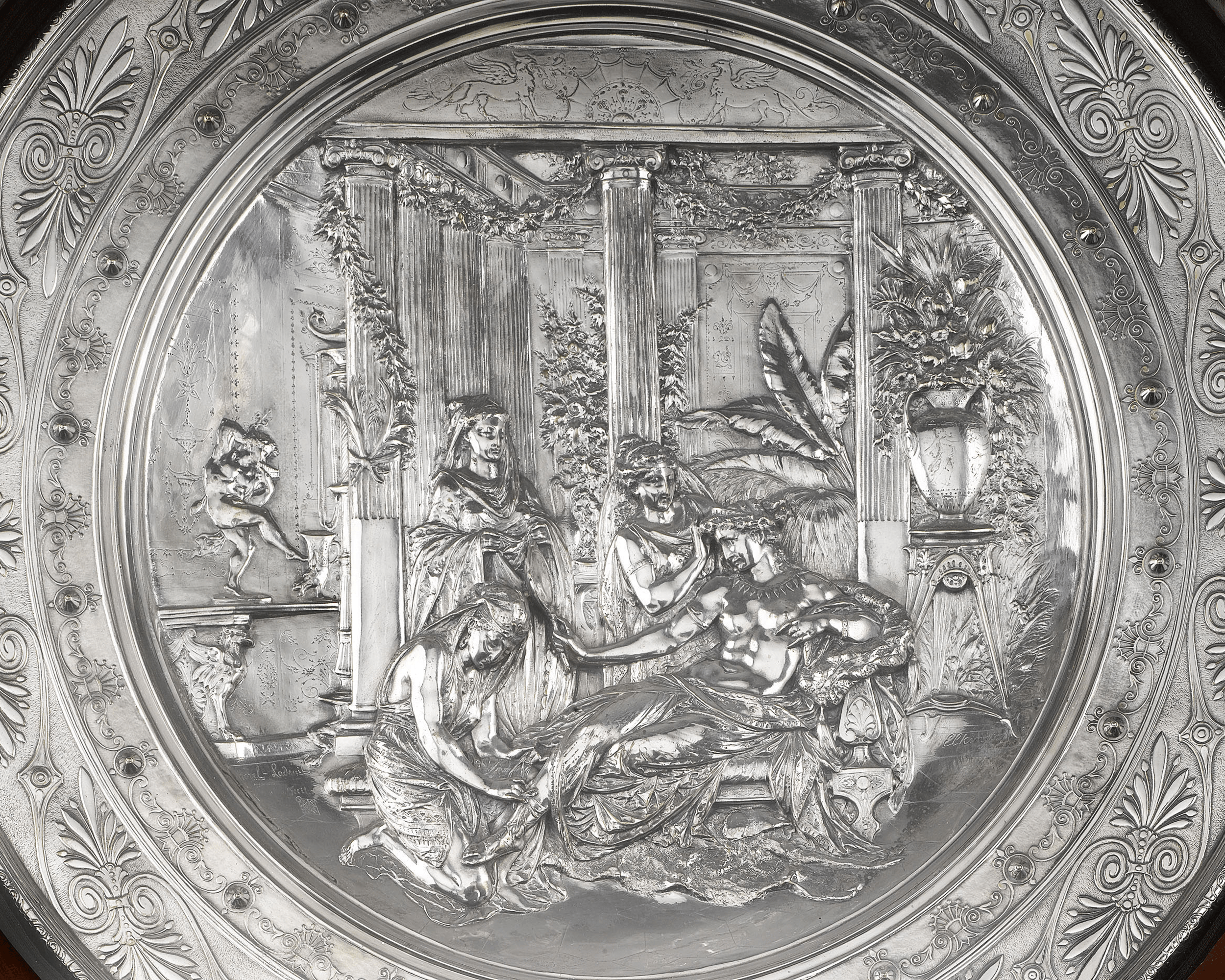 Elkington & Co. Silverplate Charger by Morel-Ladeuil
