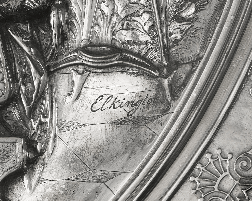 Elkington & Co. Silverplate Charger by Morel-Ladeuil