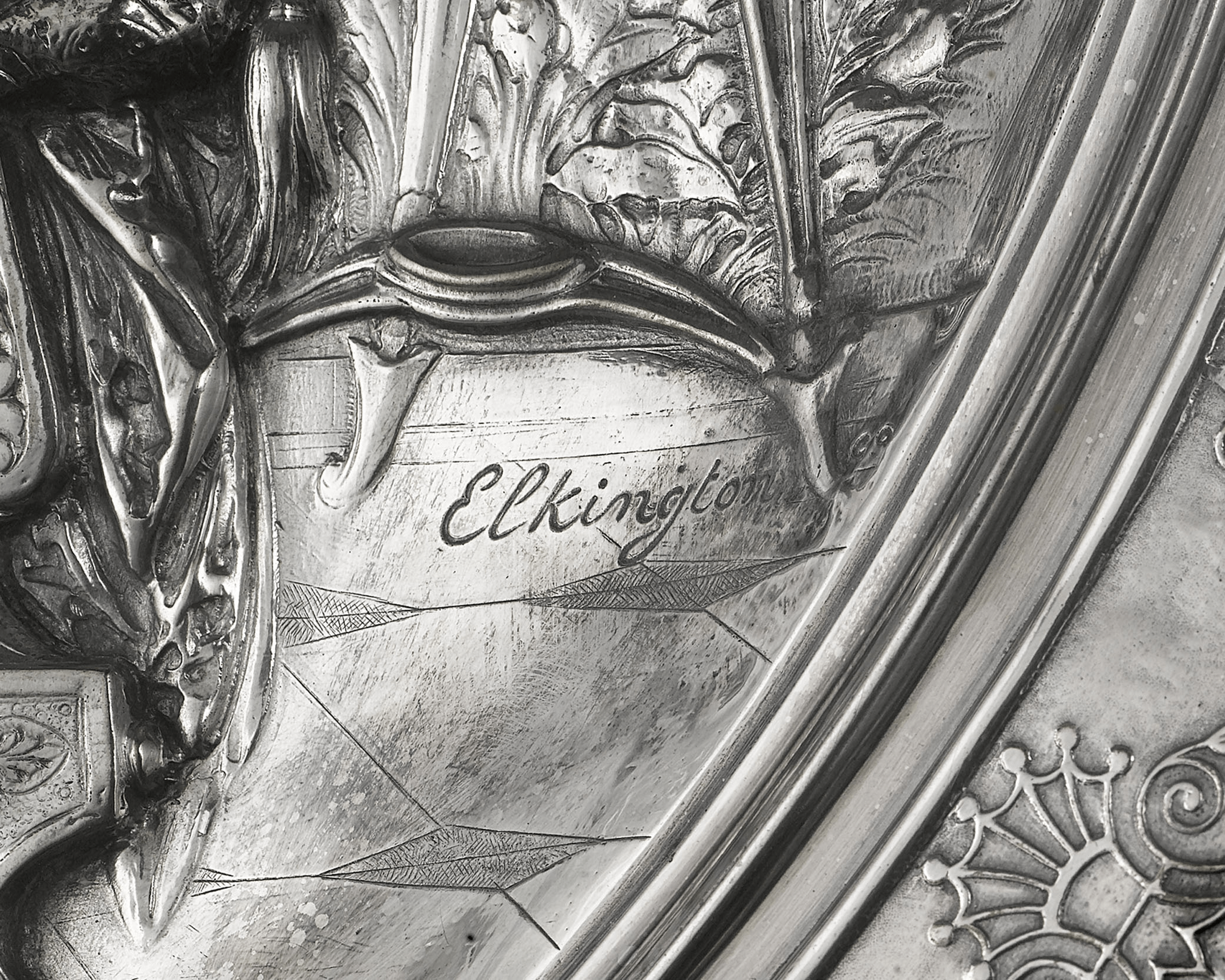 Elkington & Co. Silverplate Charger by Morel-Ladeuil