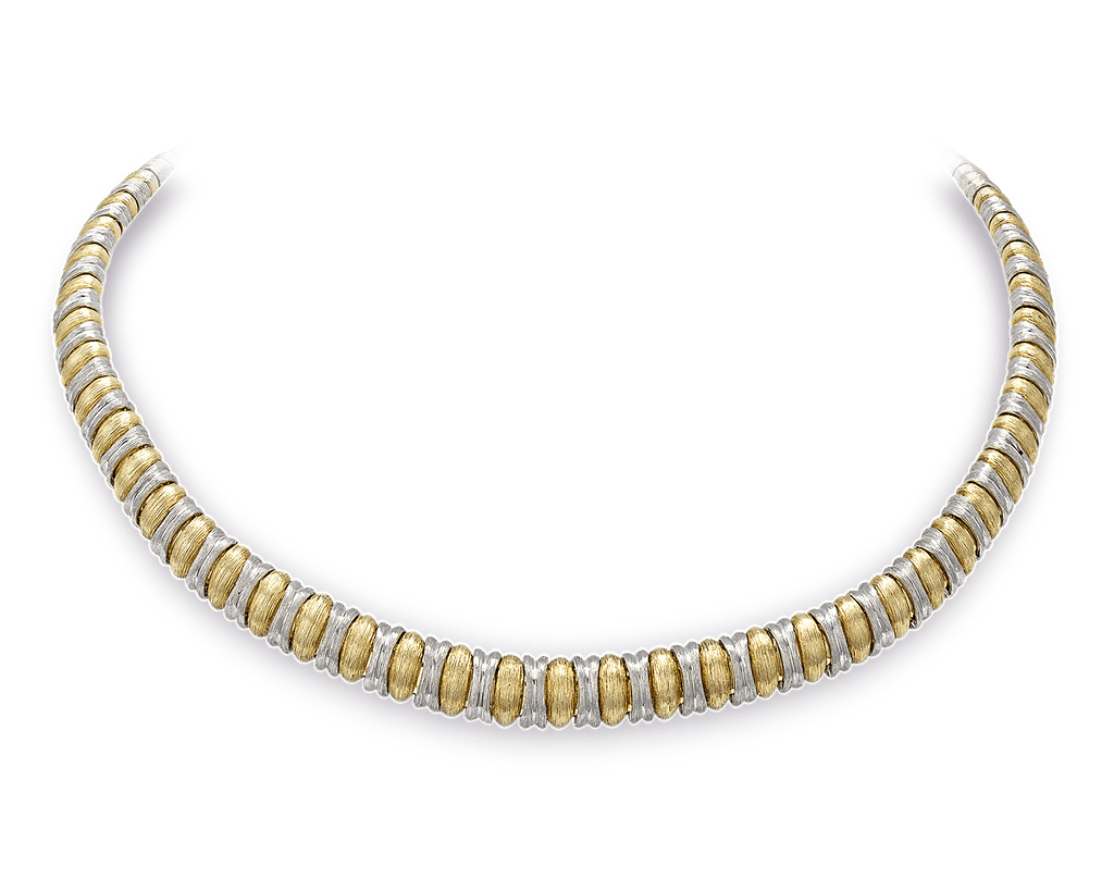 Henry Dunay Gold and Platinum Necklace