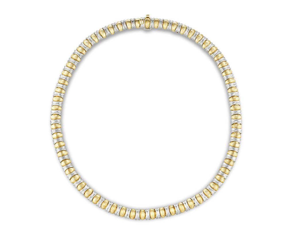 Henry Dunay Gold and Platinum Necklace
