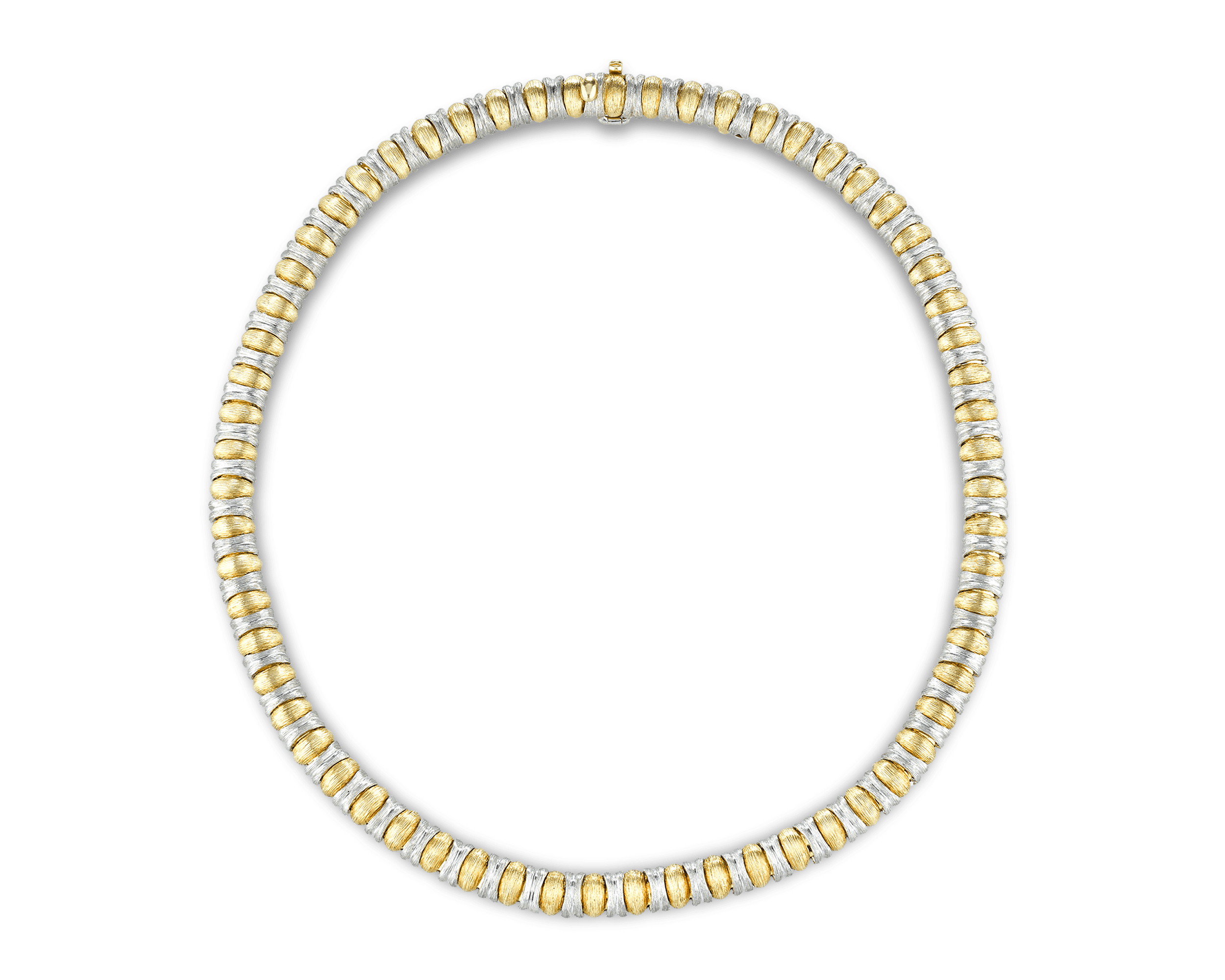 Henry Dunay Gold and Platinum Necklace