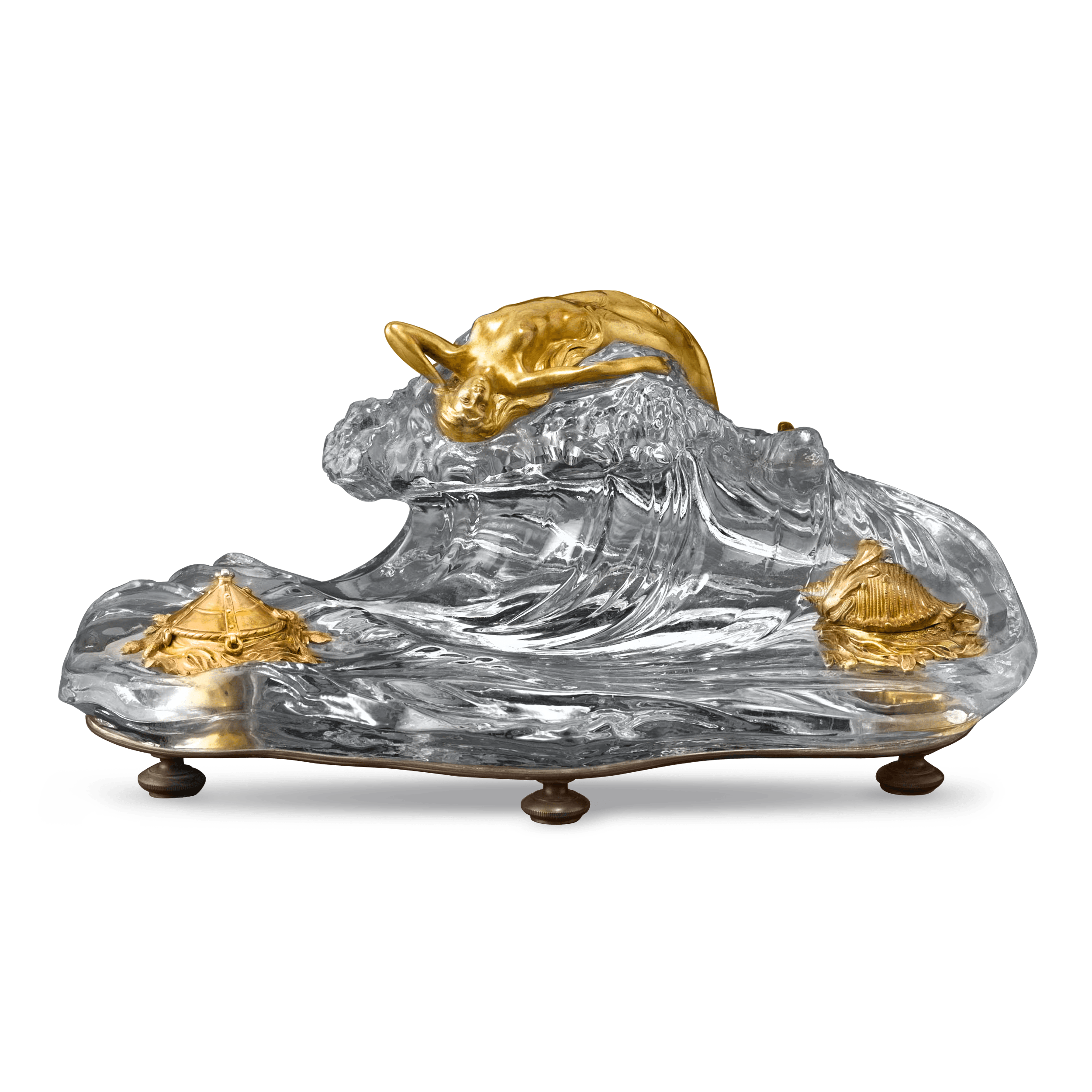 Baccarat Crystal Nautical Inkwell