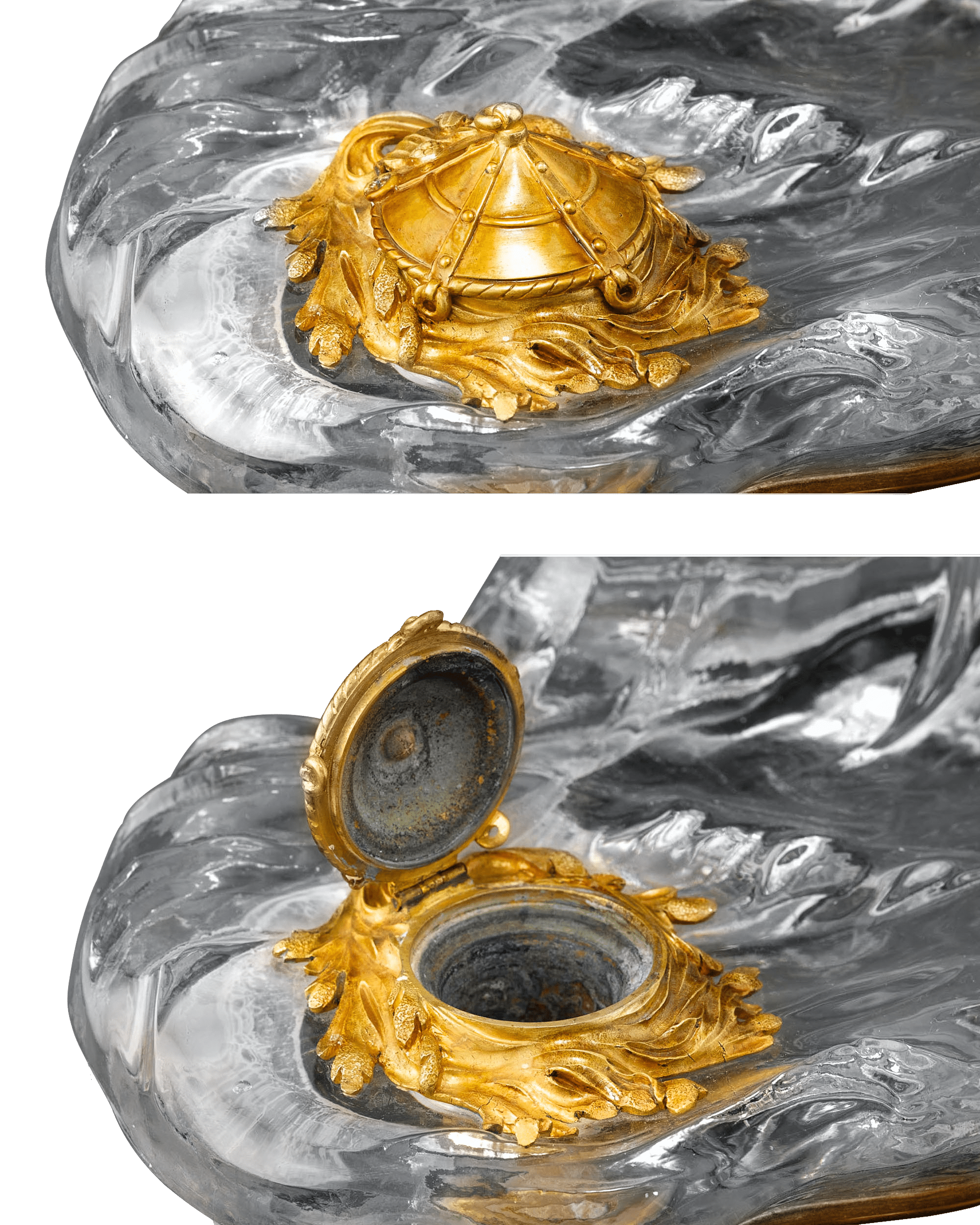 Baccarat Crystal Nautical Inkwell