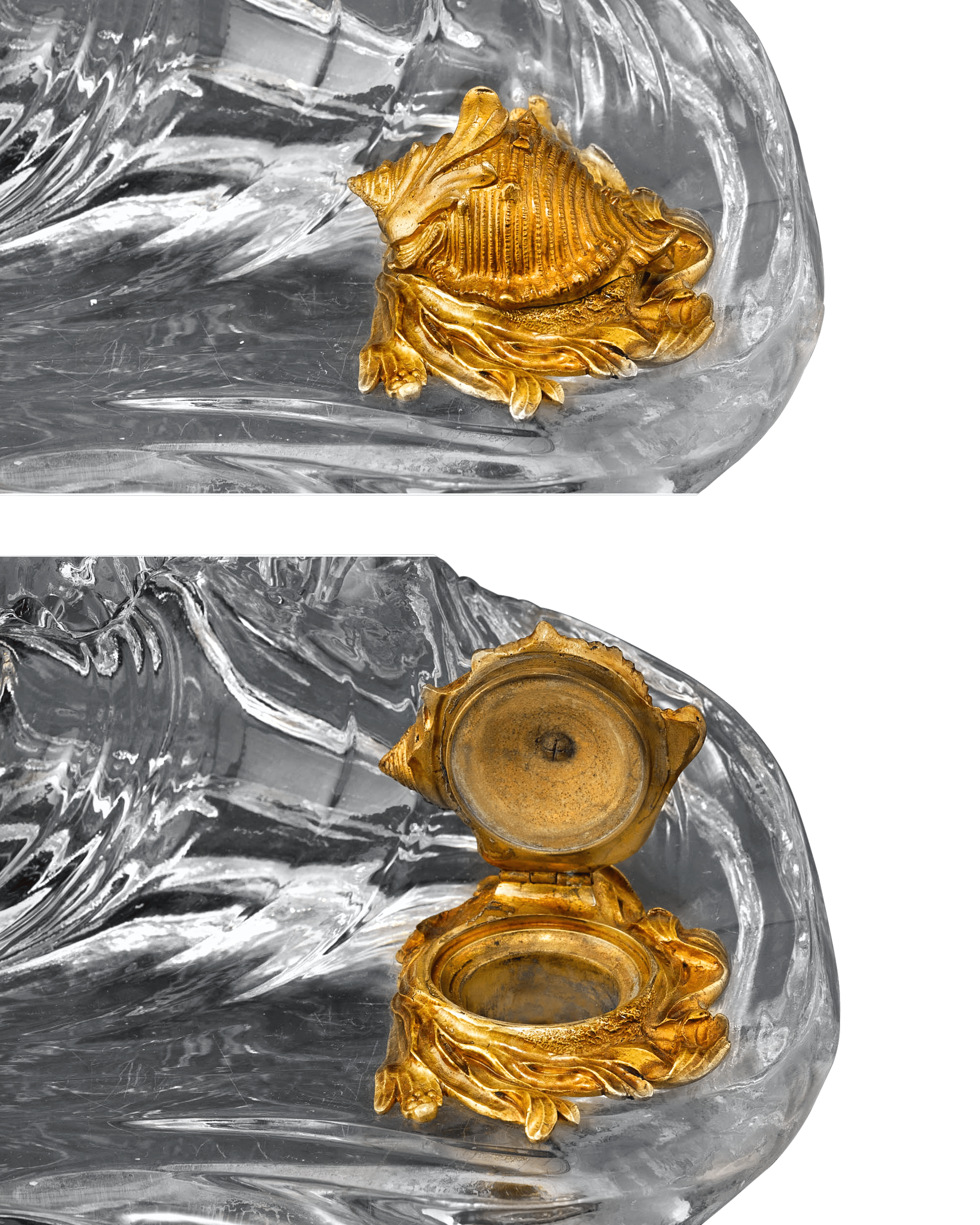 Baccarat Crystal Nautical Inkwell