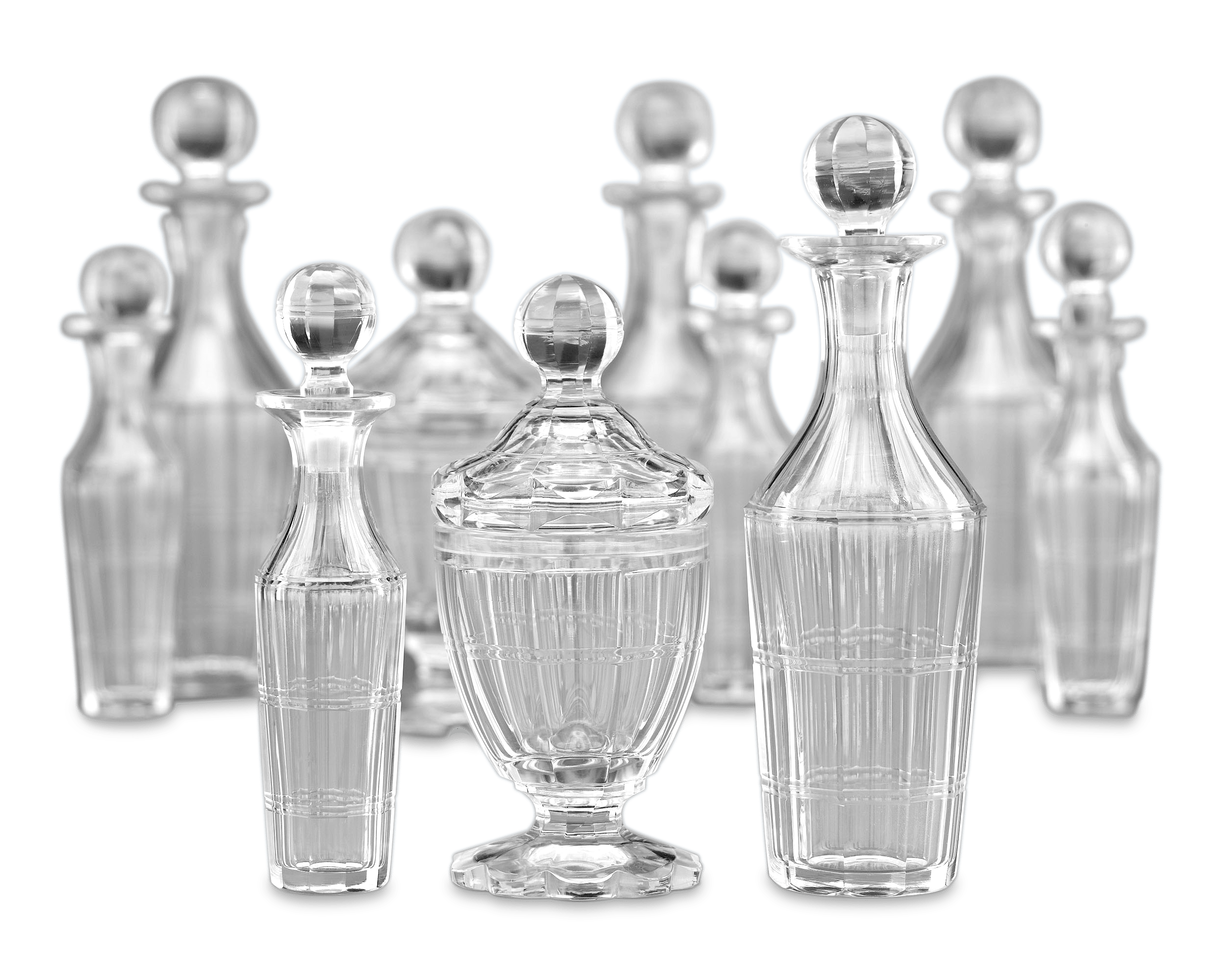 Silver Plate Epergne and Cruet Service