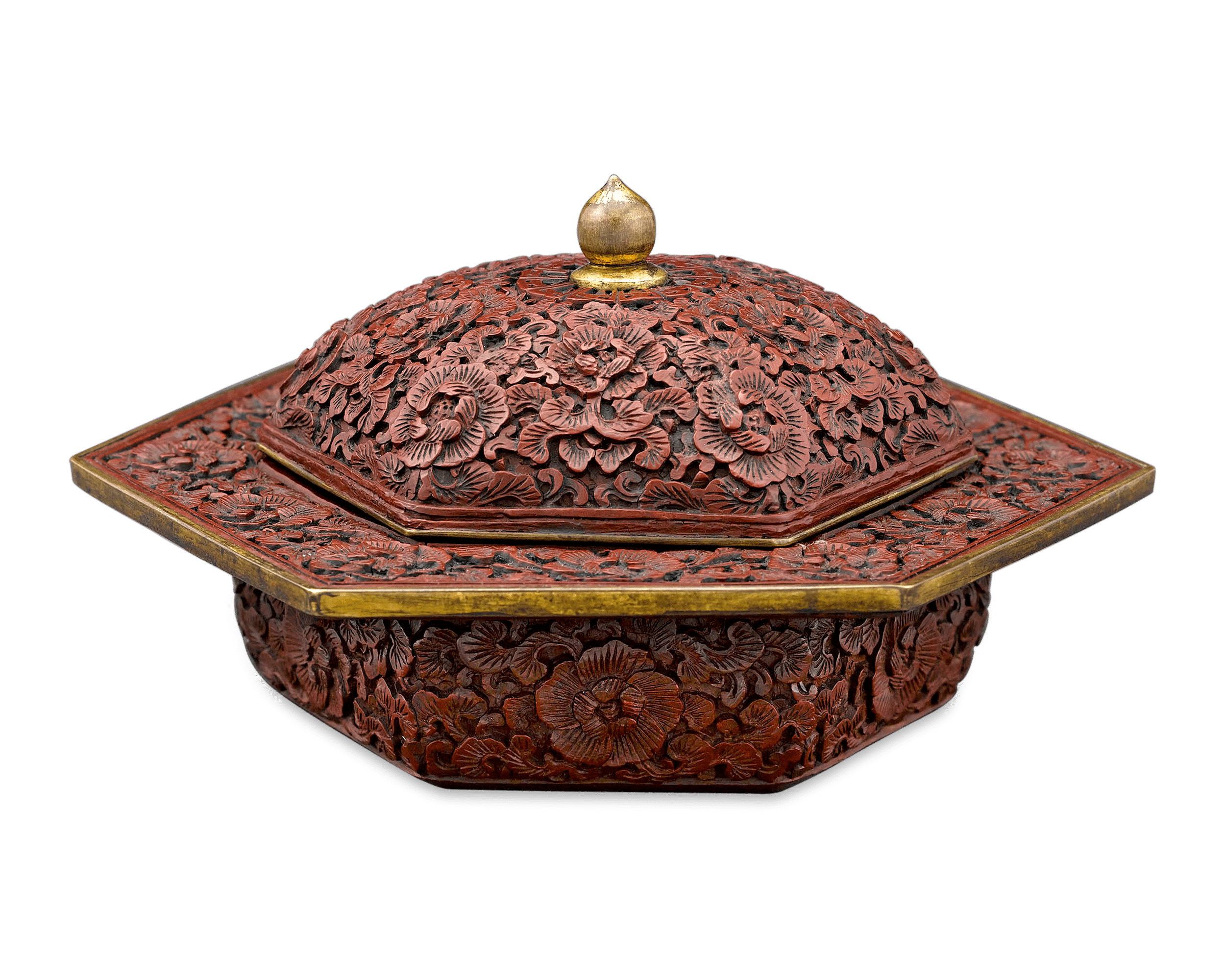 Chinese Cinnabar Lacquer Cuspidor