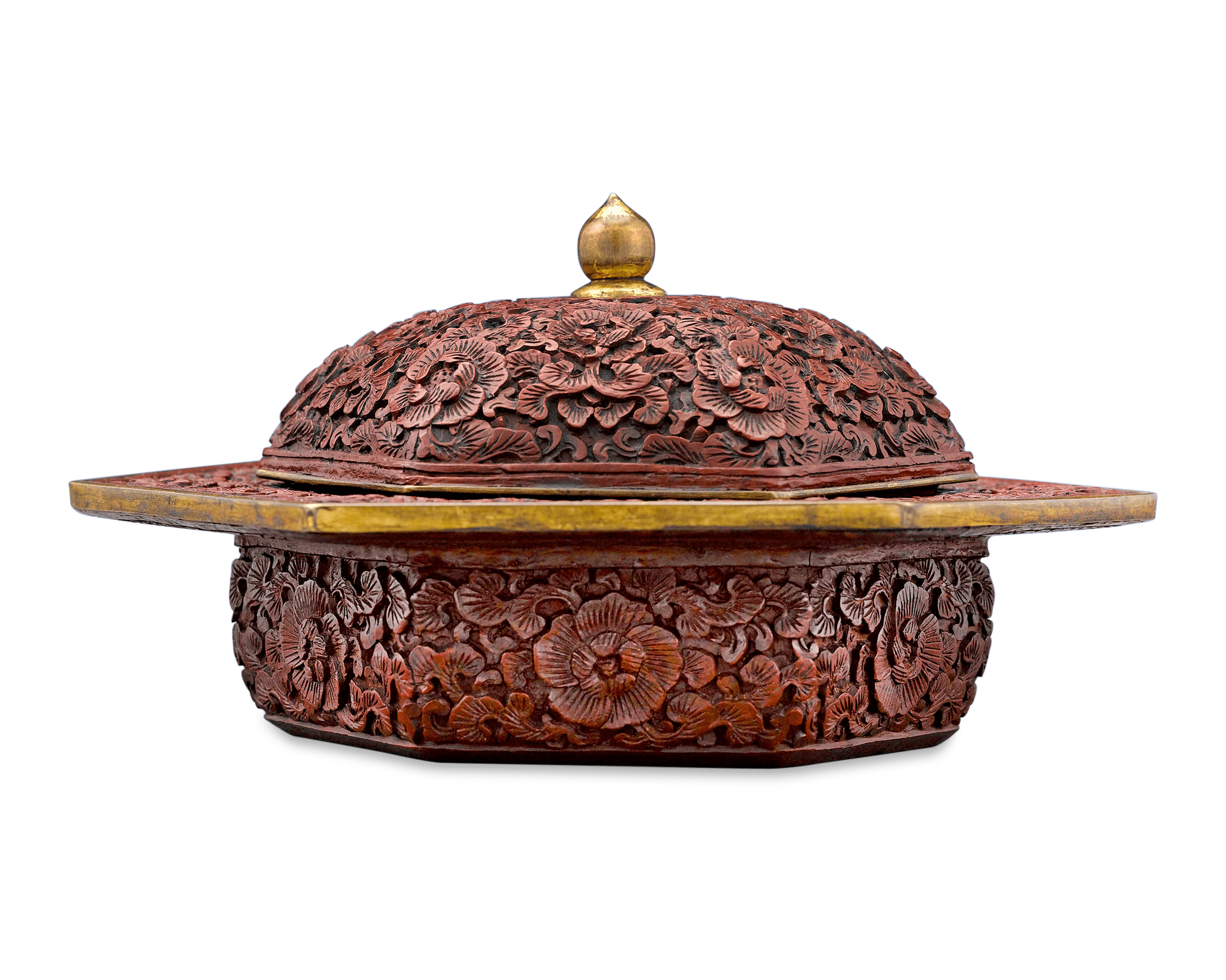 Chinese Cinnabar Lacquer Cuspidor