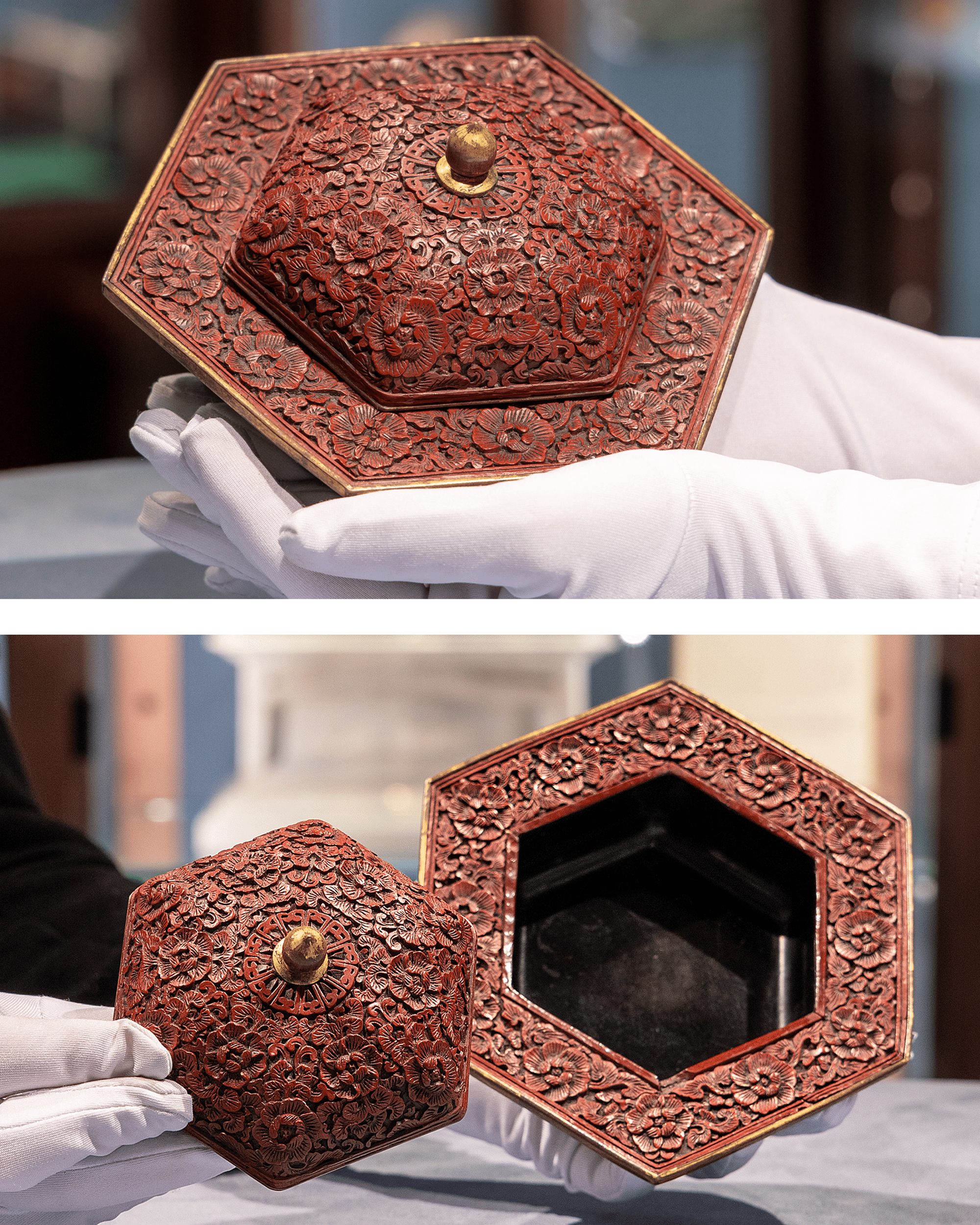 Chinese Cinnabar Lacquer Cuspidor