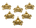 Continental Silver Gilt Salt Cellars