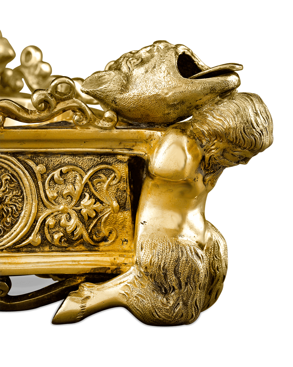 Continental Silver Gilt Salt Cellars