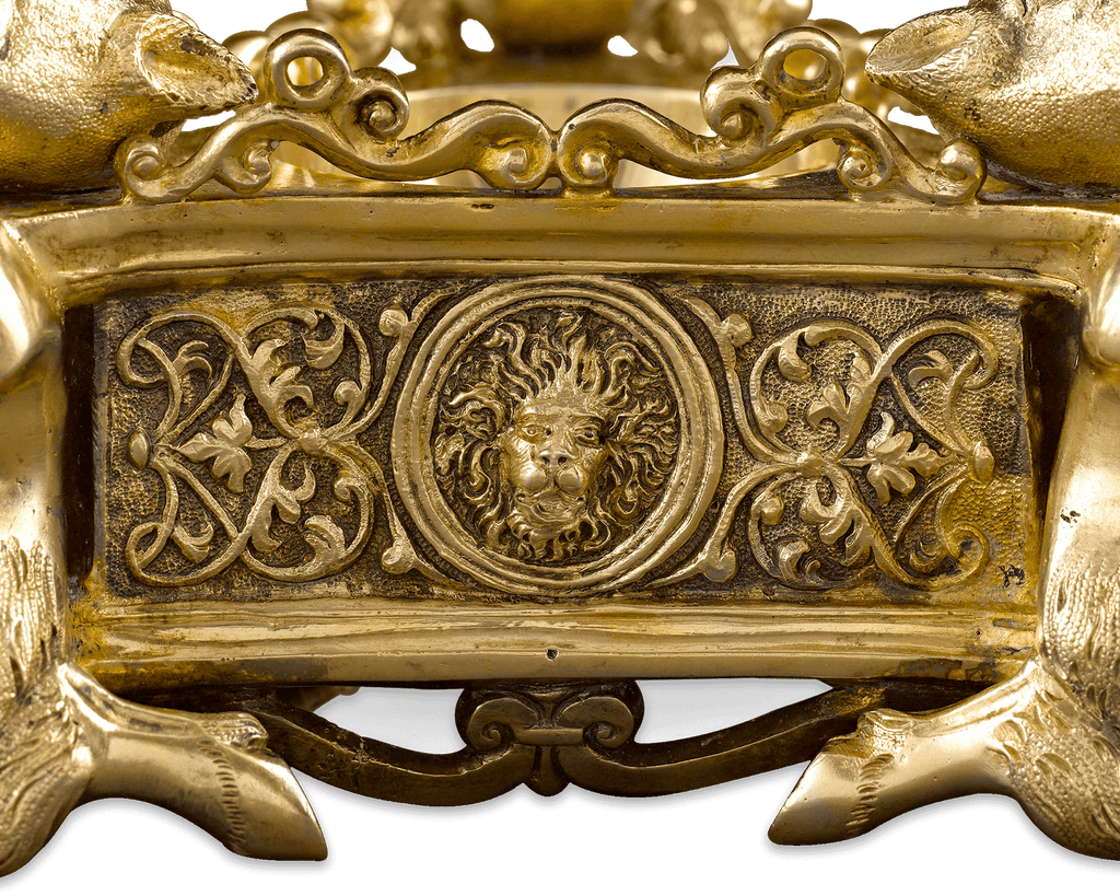 Continental Silver Gilt Salt Cellars