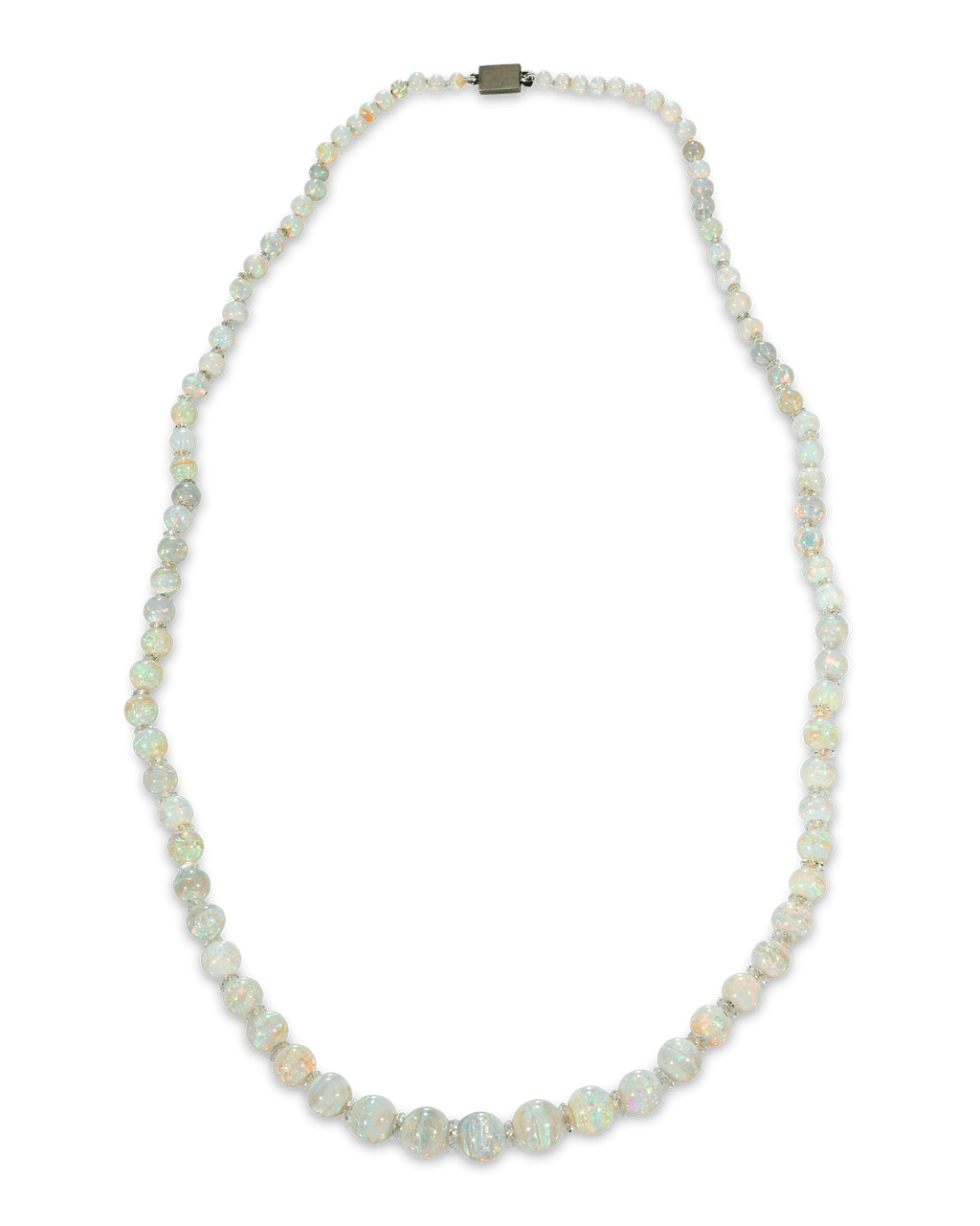 Opal and Rock Crystal Necklace