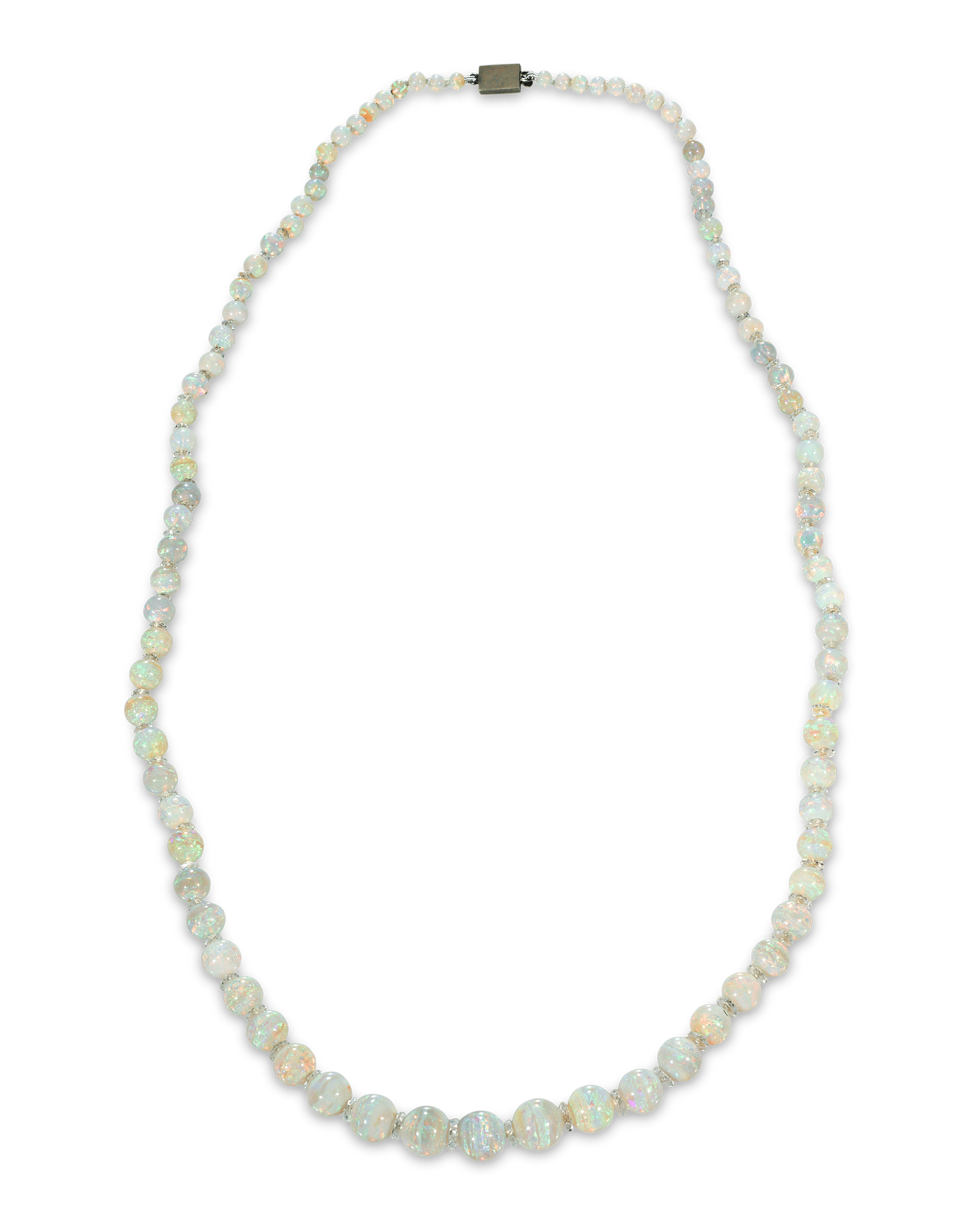 Opal and Rock Crystal Necklace