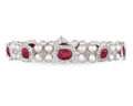 Untreated Ruby and Pearl Bracelet
