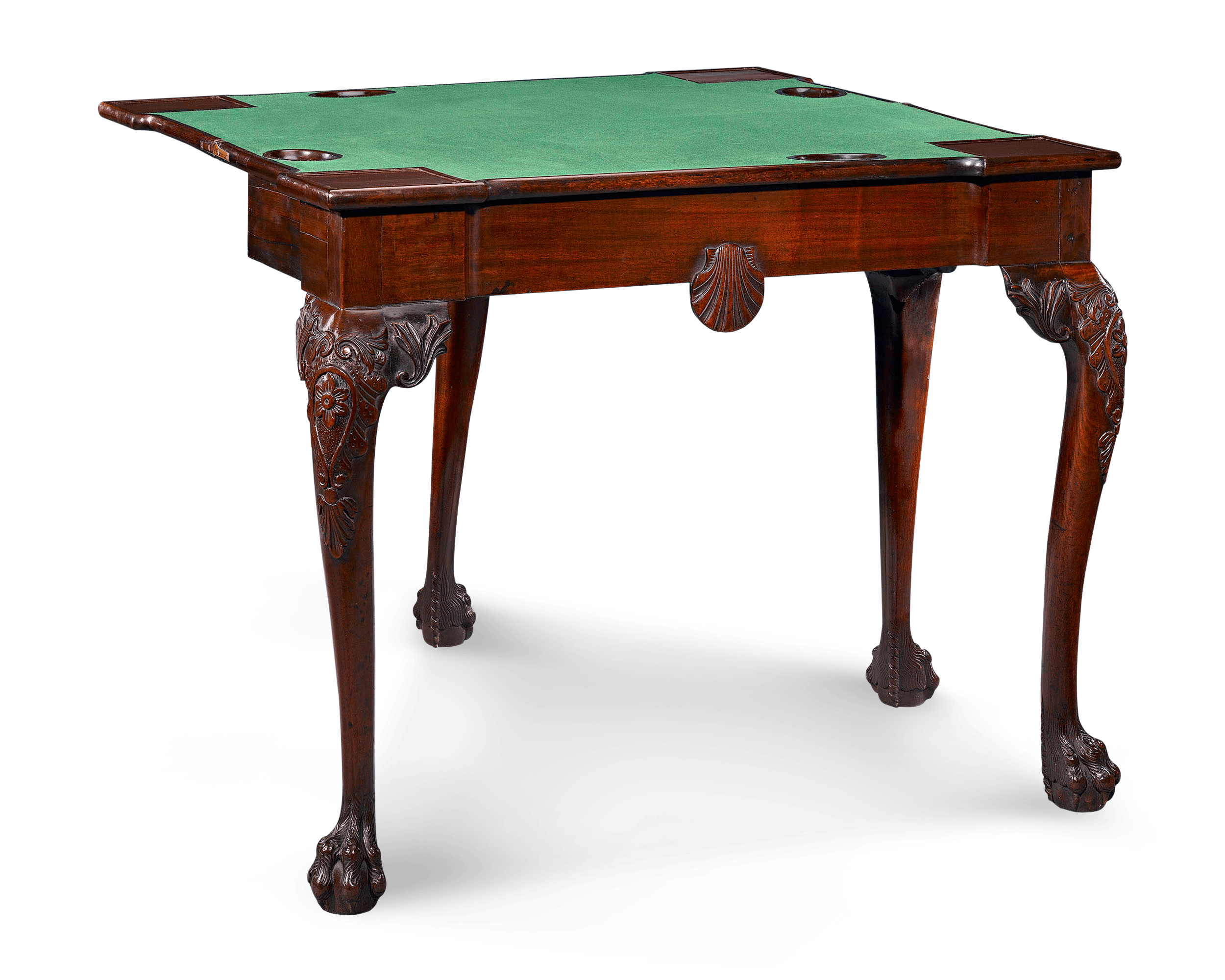 18th-Century Mahogany Irish Games Table