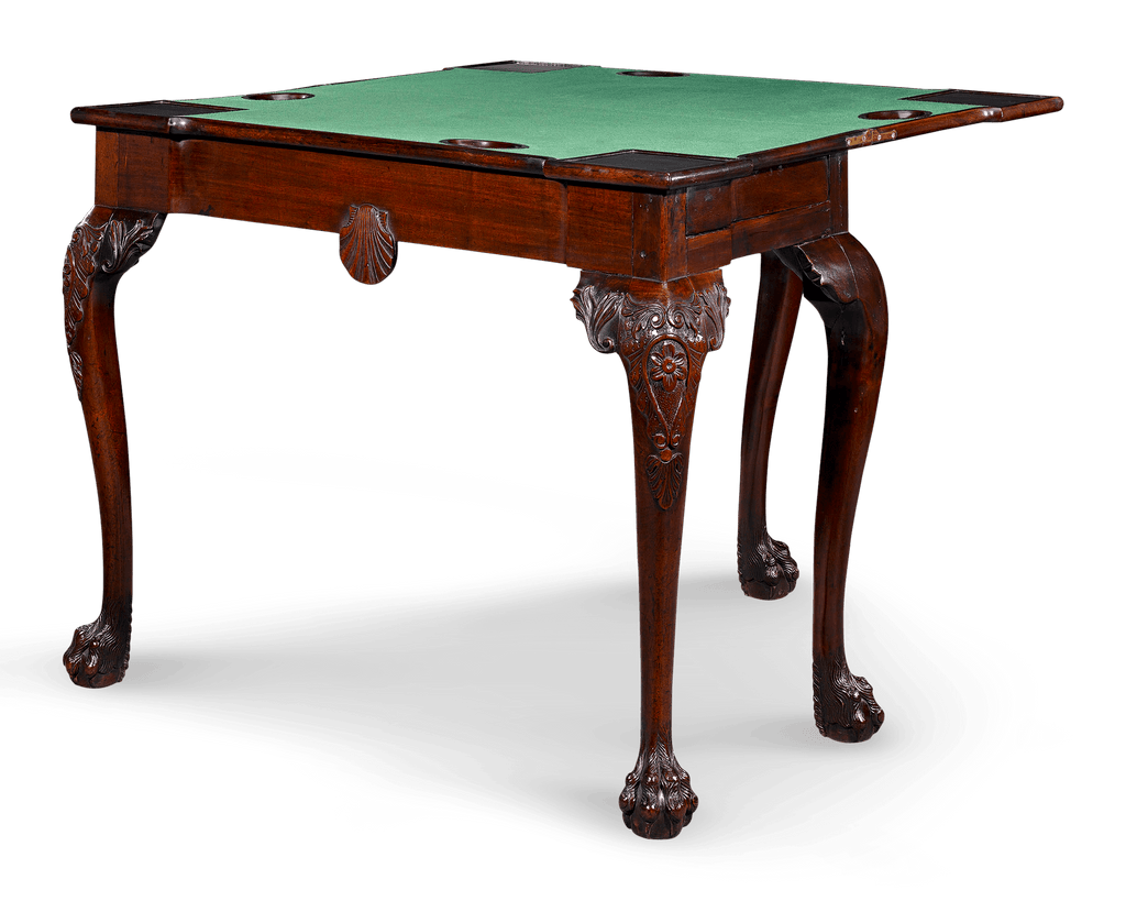 18th-Century Mahogany Irish Games Table