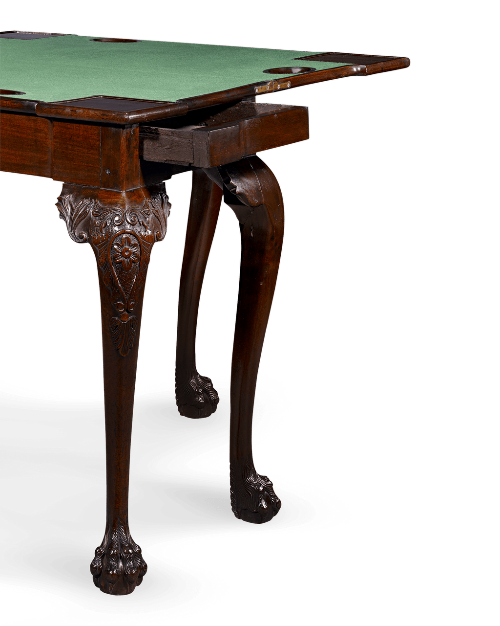 18th-Century Mahogany Irish Games Table