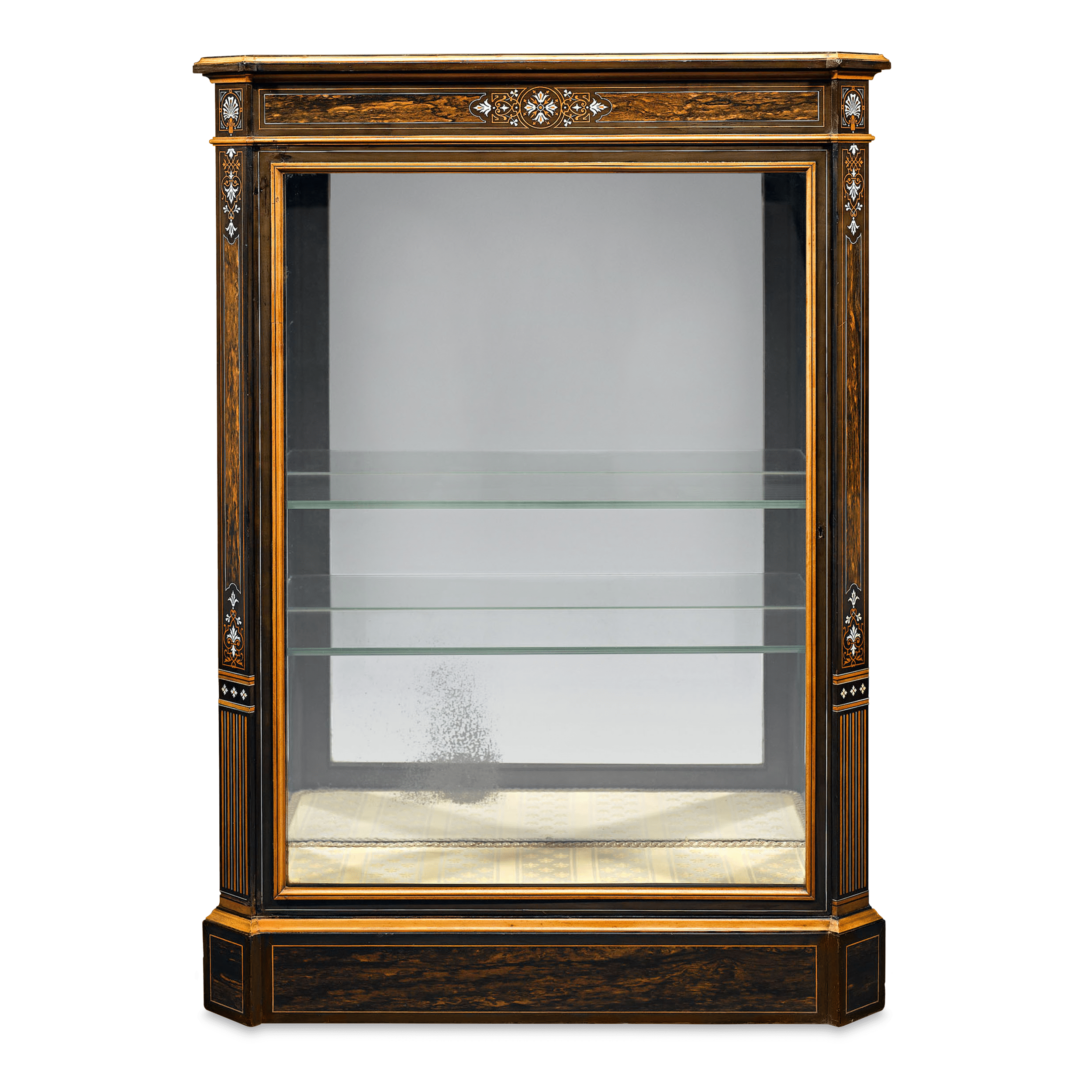 Coromandel Inlaid Vitrine