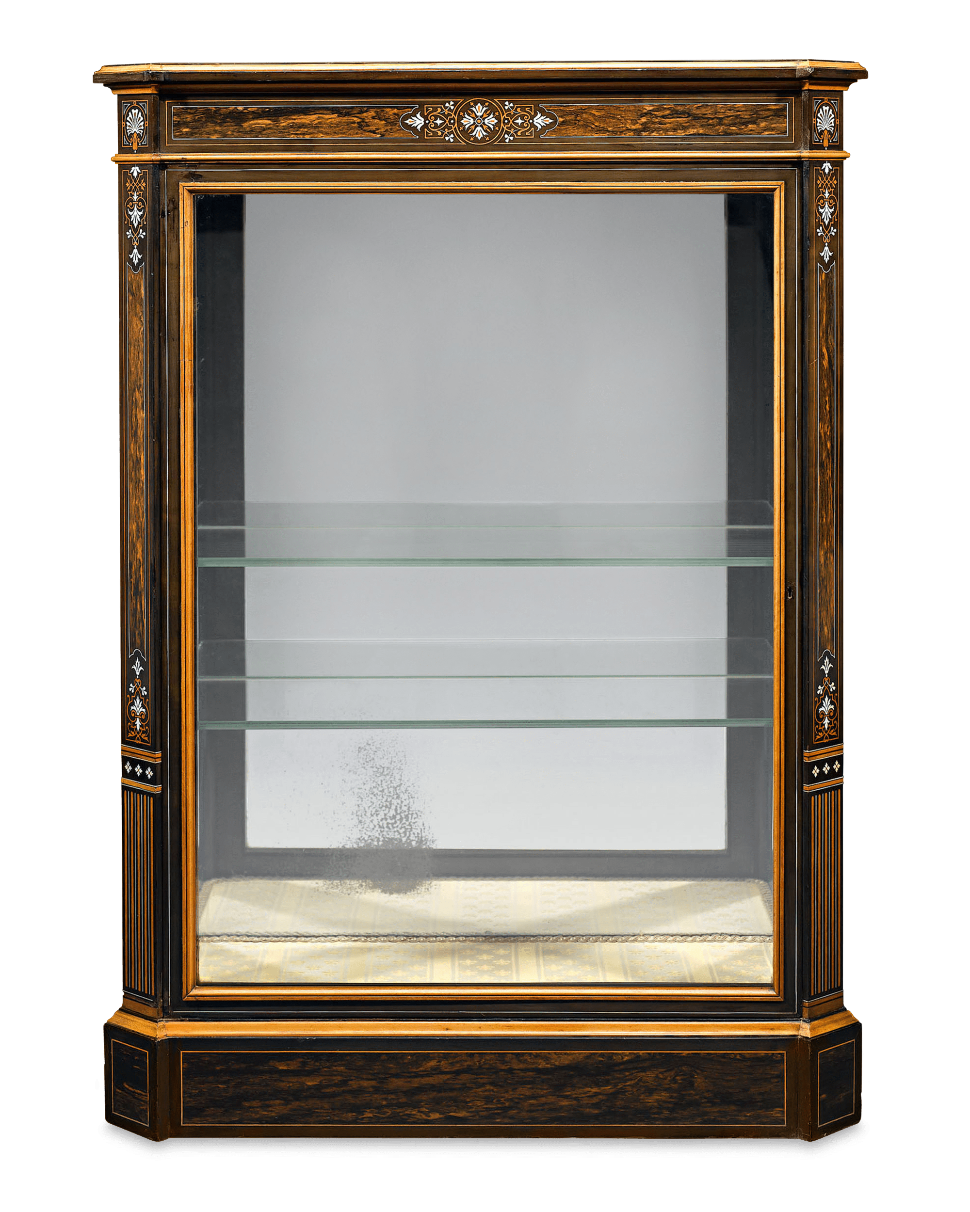 Coromandel Inlaid Vitrine