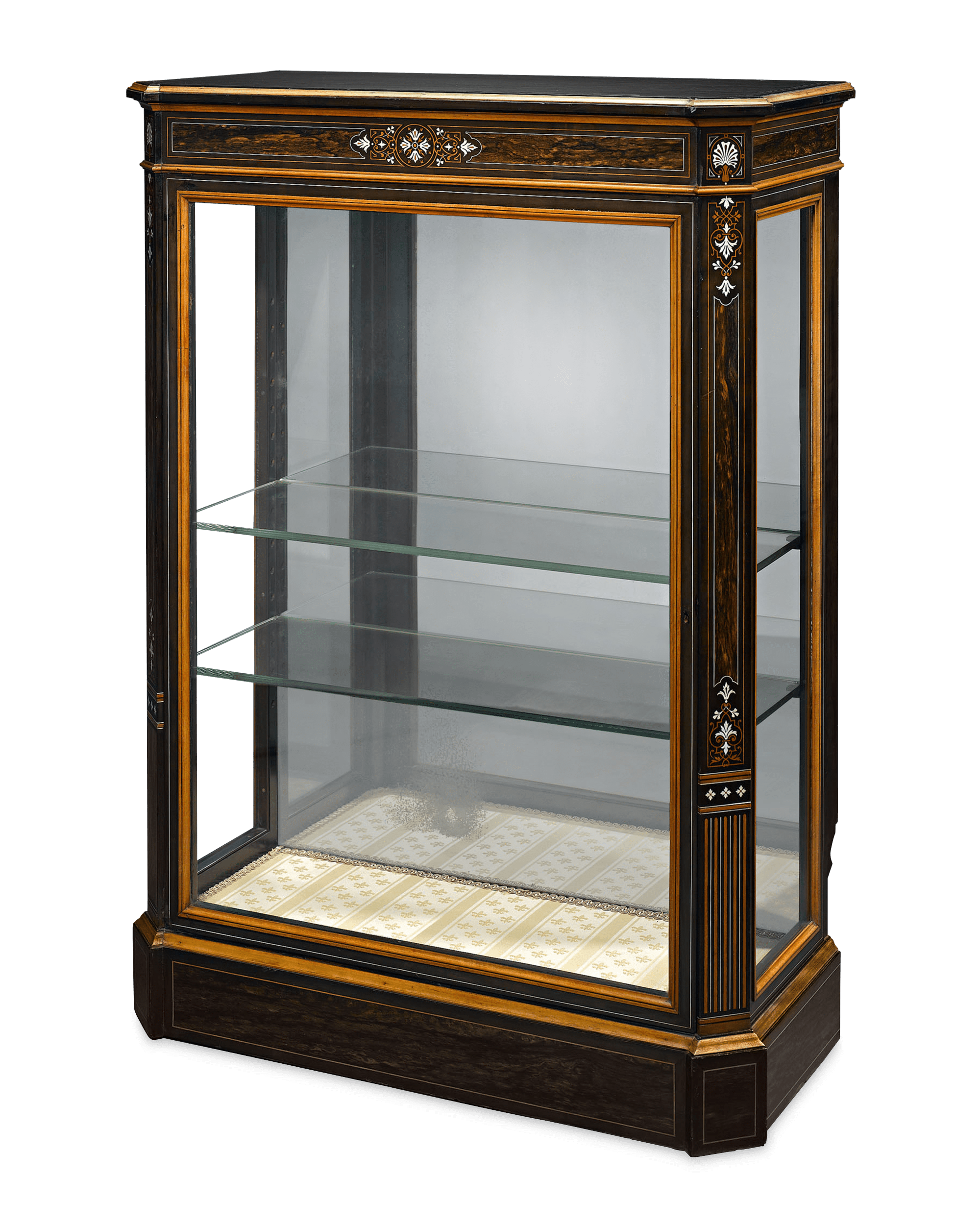 Coromandel Inlaid Vitrine