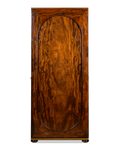 Mahogany Upright  Cane Cabinet