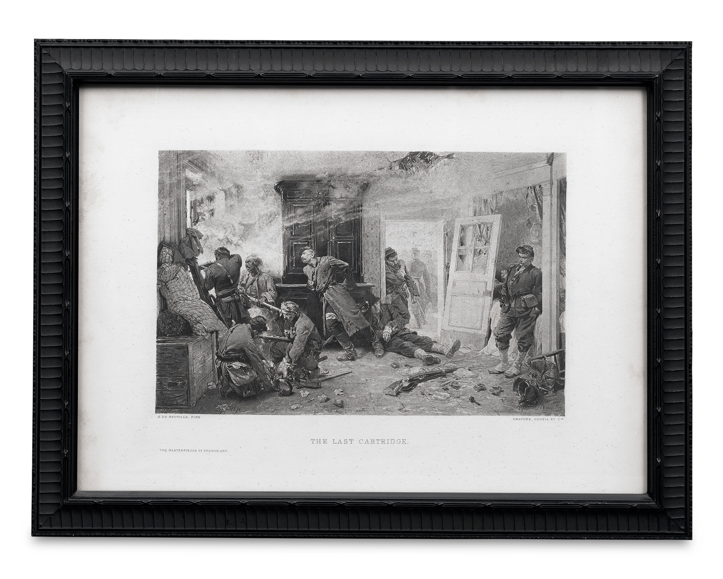 The Last Cartridge Bronze Plaque and Lithograph