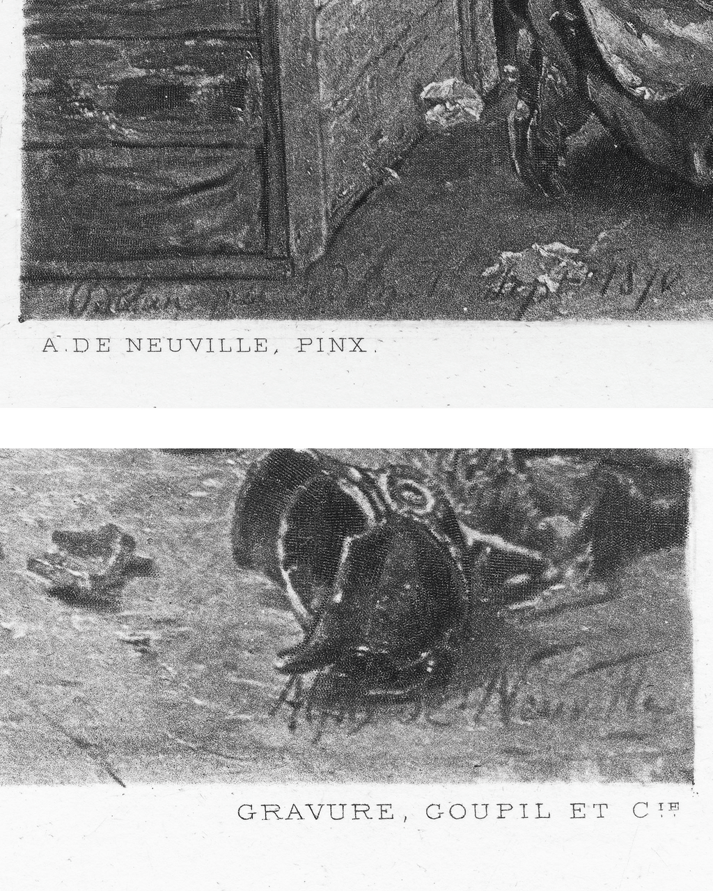 The Last Cartridge Bronze Plaque and Lithograph