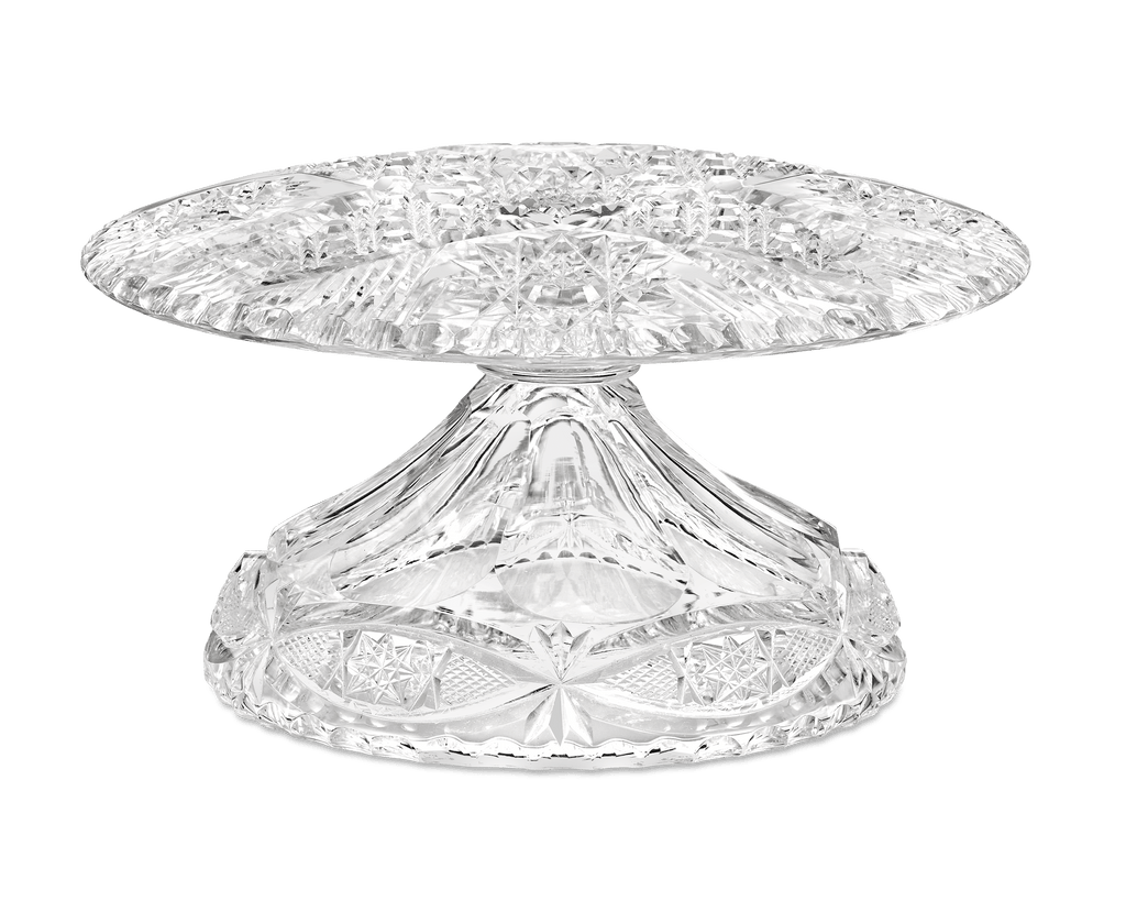 Libbey American Brilliant Cut Glass Toupée Stand