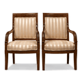 Directoire Upholstered Armchairs