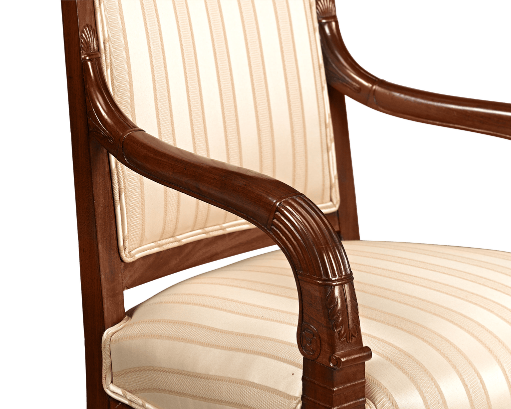 Directoire Upholstered Armchairs