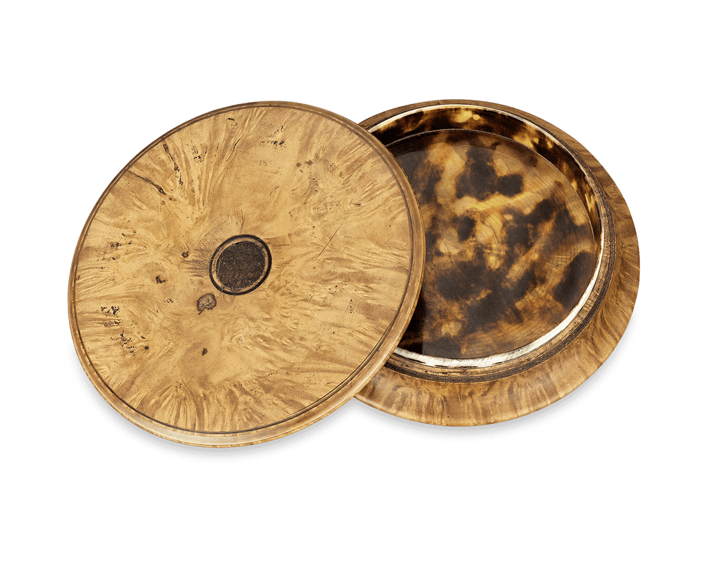 Burlwood Erotic Snuff Box 
