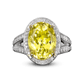Canary Yellow Tourmaline Ring, 7.11 Carats