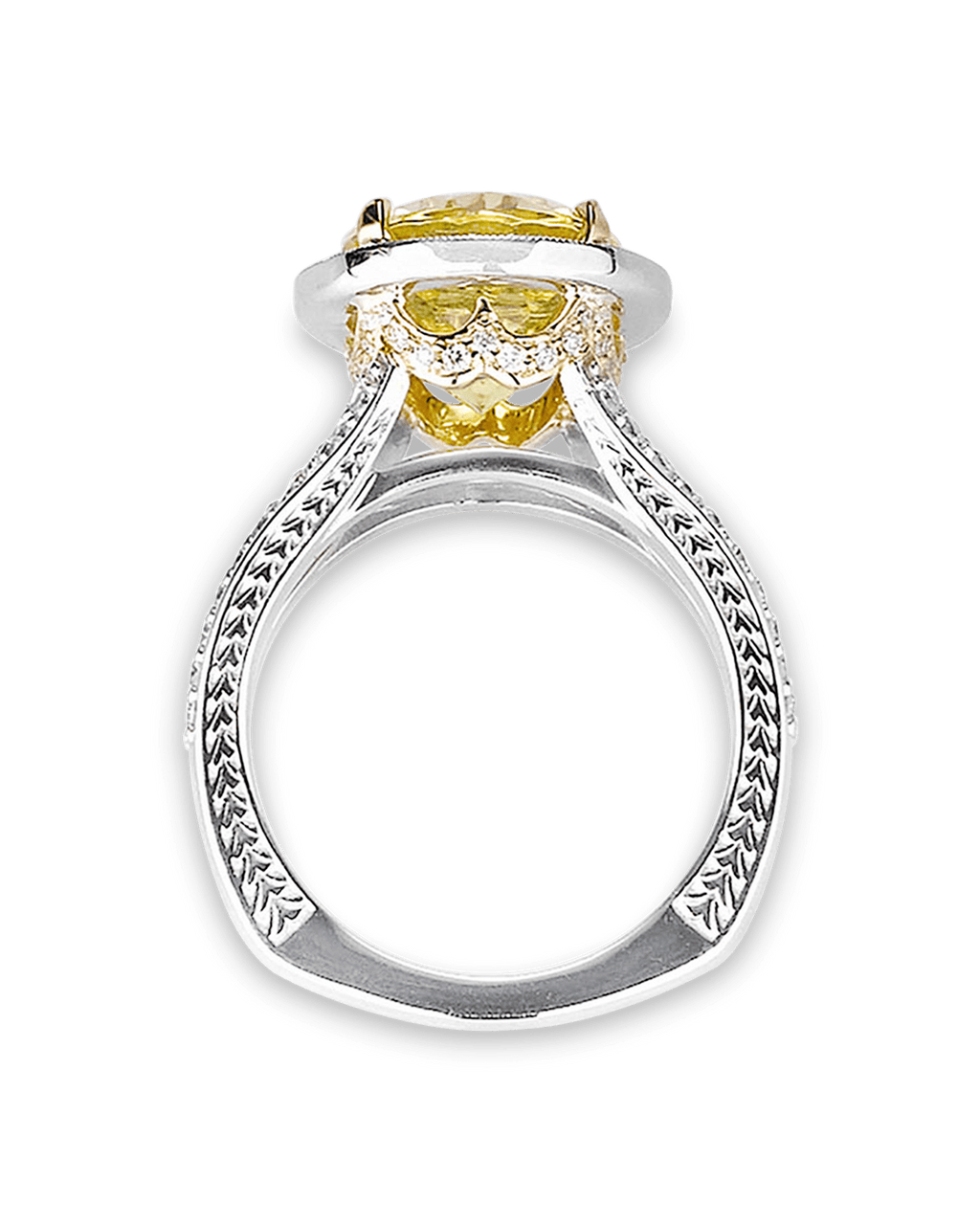 Canary Yellow Tourmaline Ring, 7.11 Carats